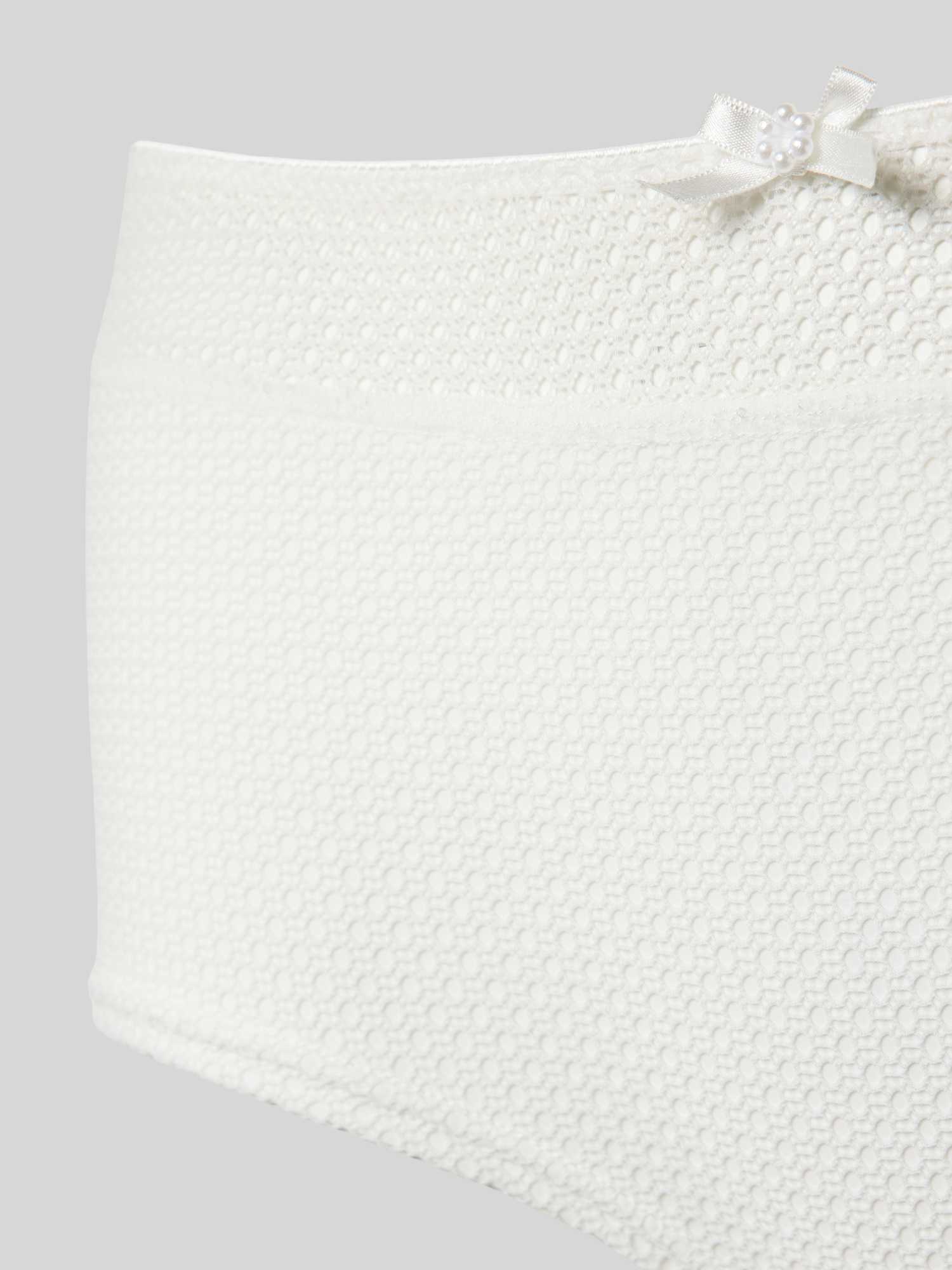 Lascana Nuance Hüftslip Schleife Für Damen Weiß in Größe 36/38 - Image 7