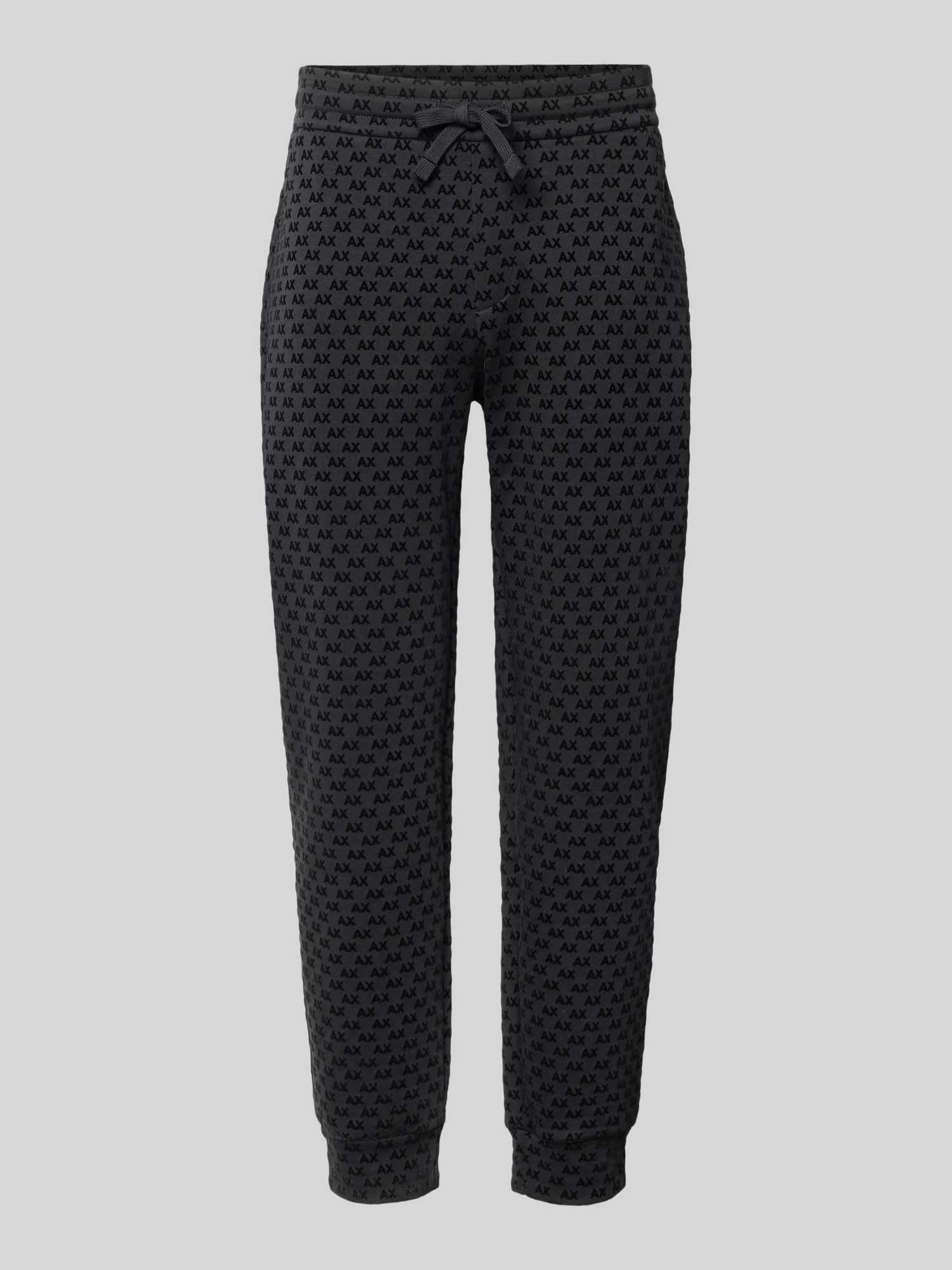 Armani Exchange Heren Sweatpants In Schwarz Maat Large