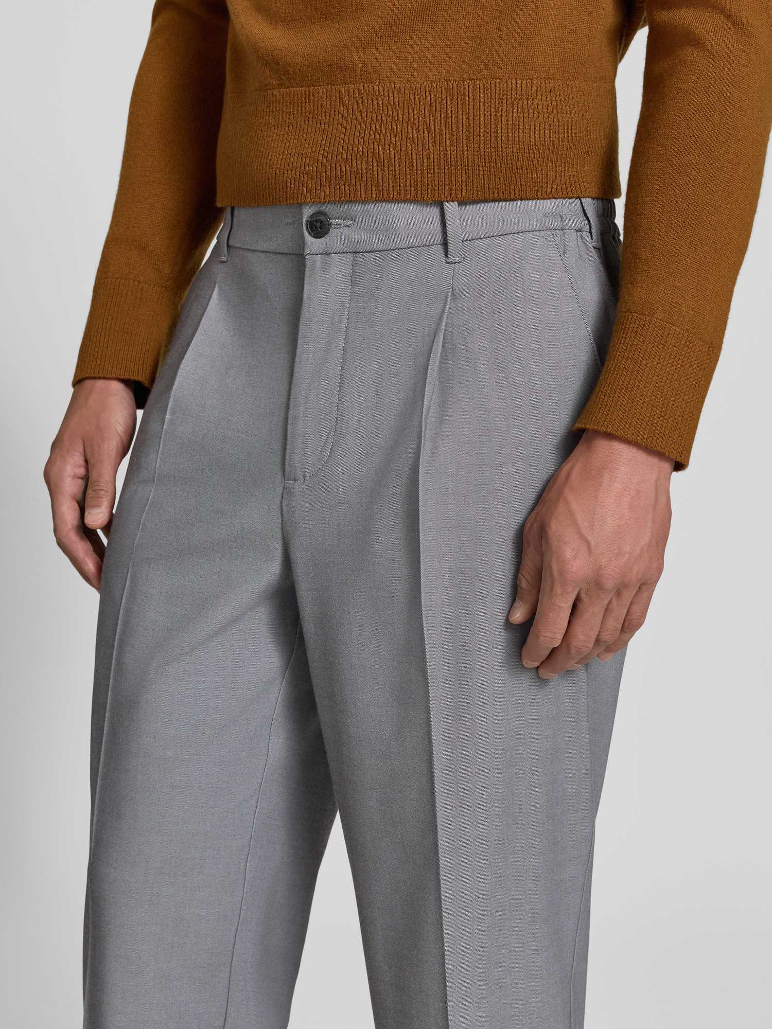 MCNEAL - Herren - Hose - Straight Fit - L - Silber - Bild 2