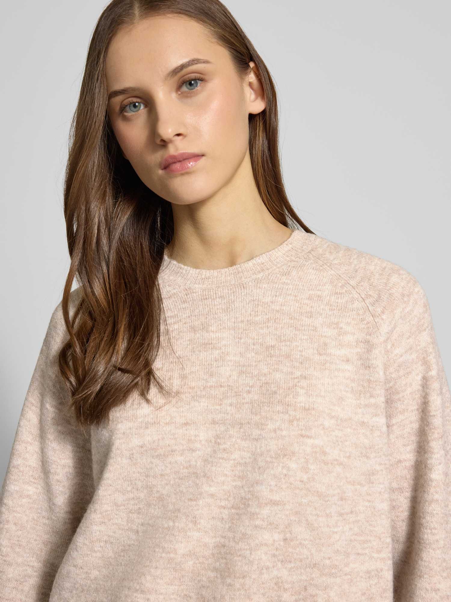 Only, Damen, Pullover, Onlsimoni 3/4 Pullover Knt Noos, Grau, (M) - Bild 6