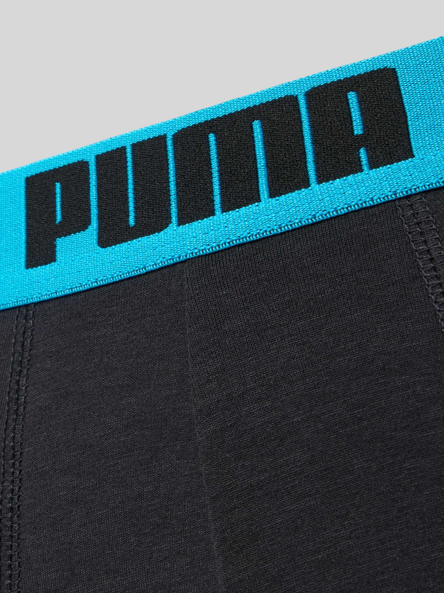 Puma, Herren, Unterhosen, Men Everyday Basic Boxer 2p, Schwarz, (2er Pack, M) - Bild 4