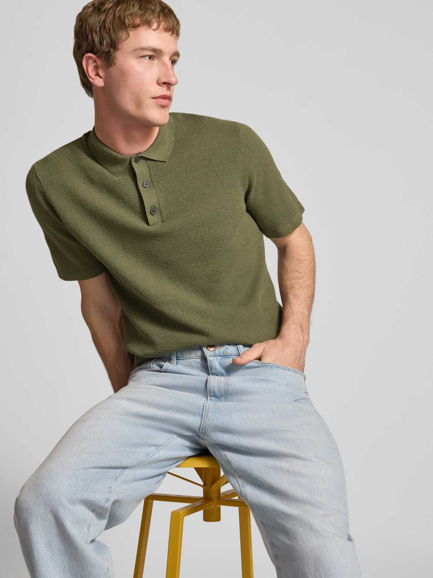 Jack & Jones Herren Poloshirts Grün Gr. Klein - Bild 4