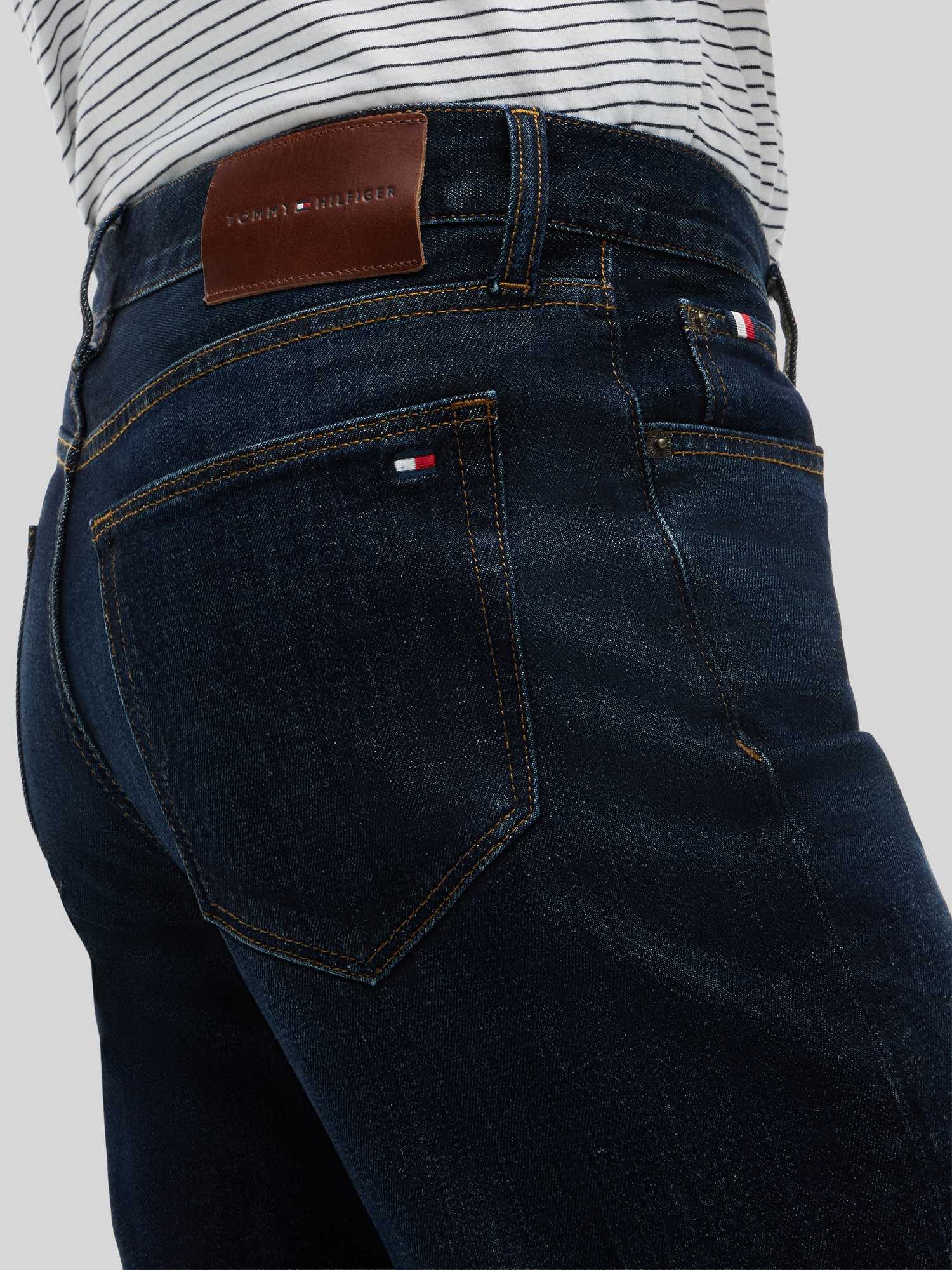 Tommy Hilfiger Herren Blau "Denton Slim Straight Fit" - Bild 7