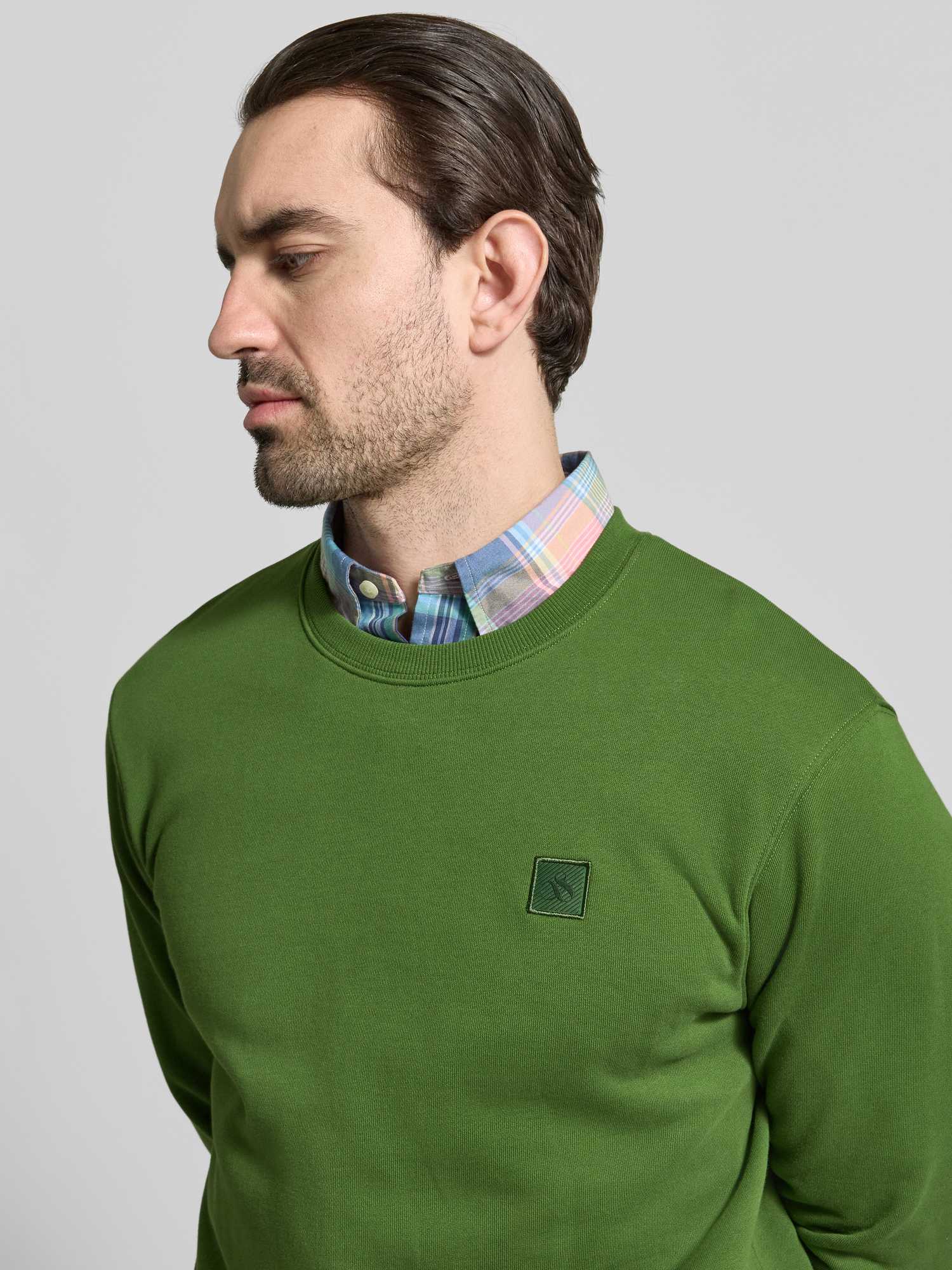 VAN GRAAF Scotch & Soda Herren Grün Sweatshirt Baumwolle Xxl - Bild 4