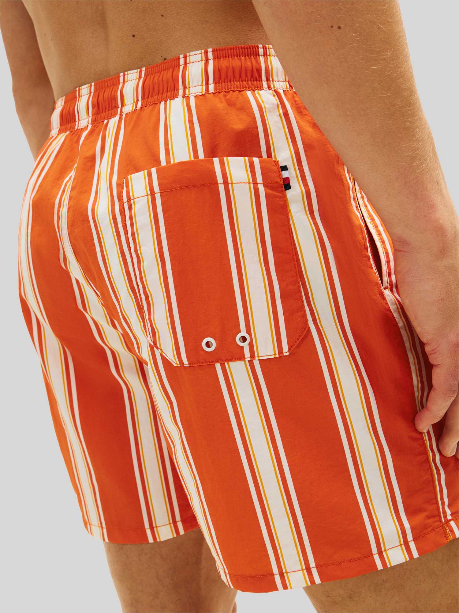 Tommy Hilfiger - Herren Badeshorts - L - Orange - Bild 2