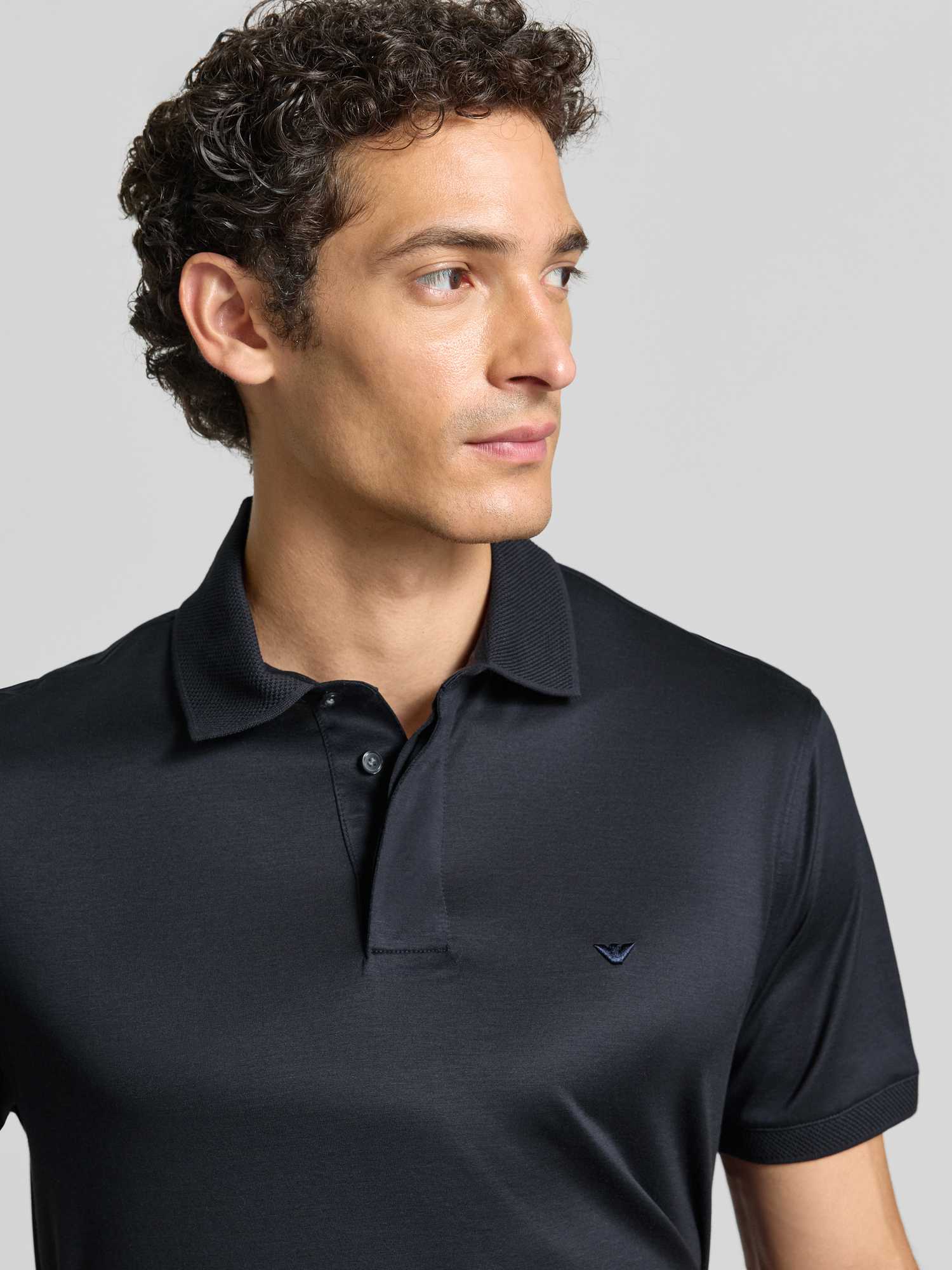 Emporio Armani , Herren, Oberteile, Schwarzk, S - Bild 3