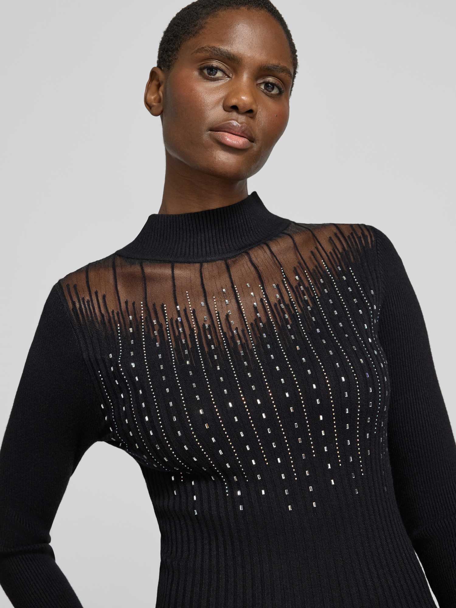 VAN GRAAF Apricot Damen Schwarz Pullover Viskose Größe 34 - Bild 3