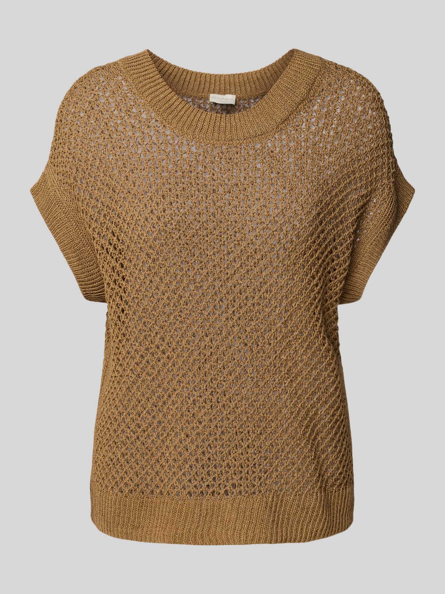 Gebreid shirt met ronde hals