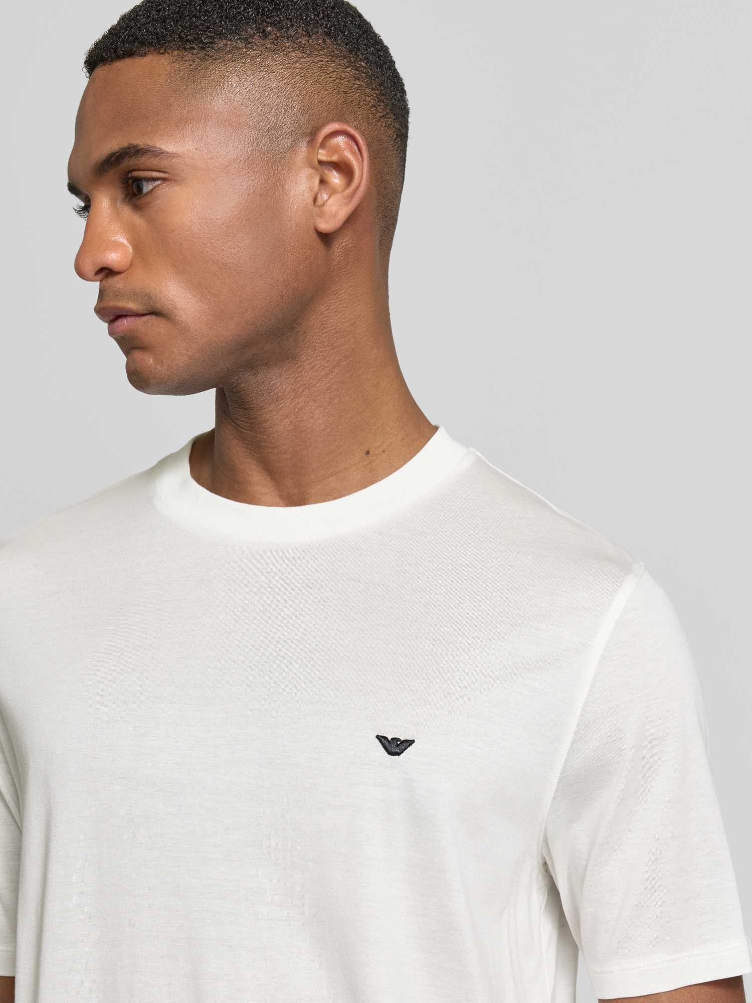 Emporio Armani Herren Armani T-Shirts Beige Gr. Groß - Bild 7