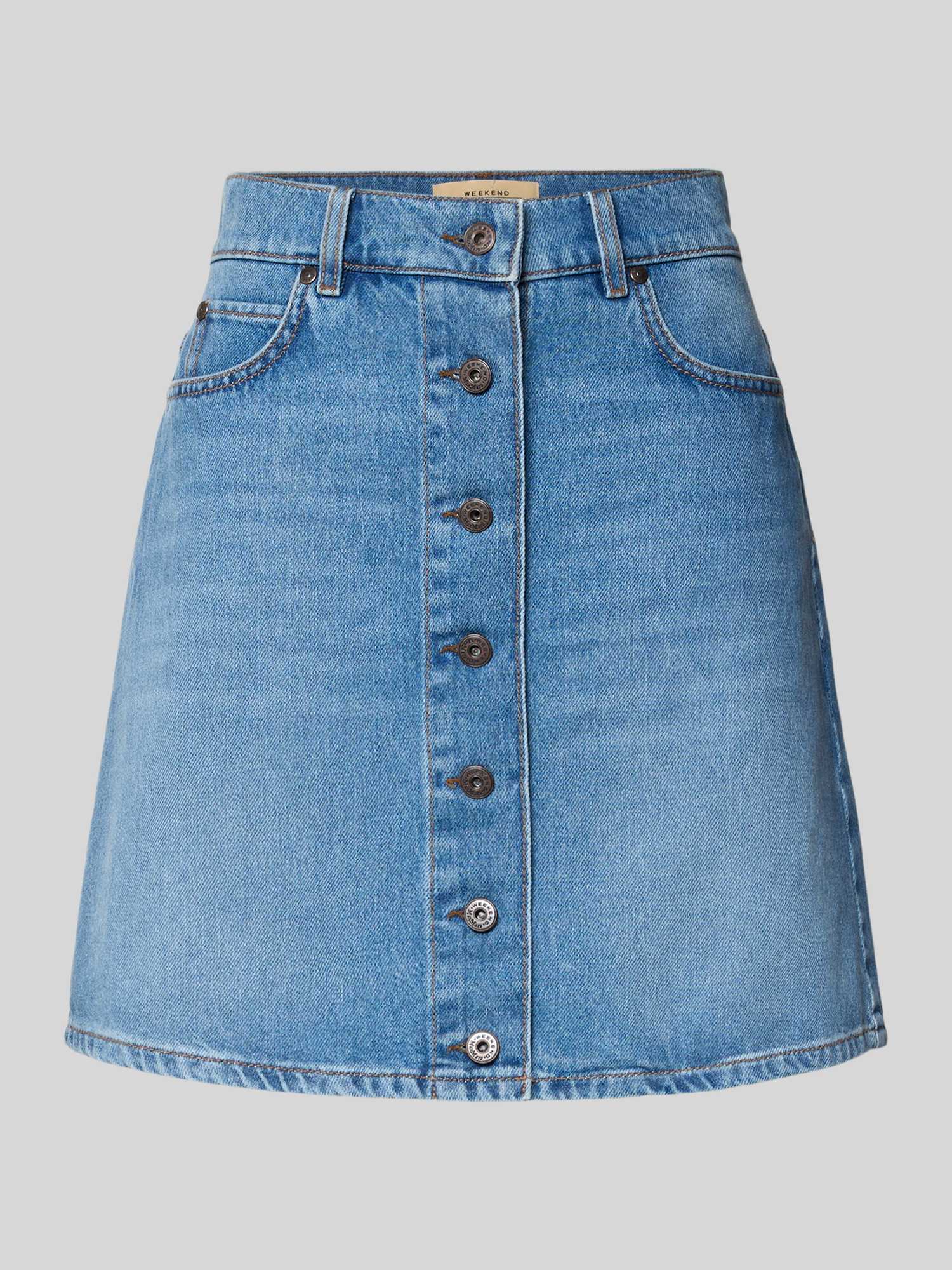 Weekend Max Mara Dames Spijkerrokken In Blauw/Turquoise Maat 38 