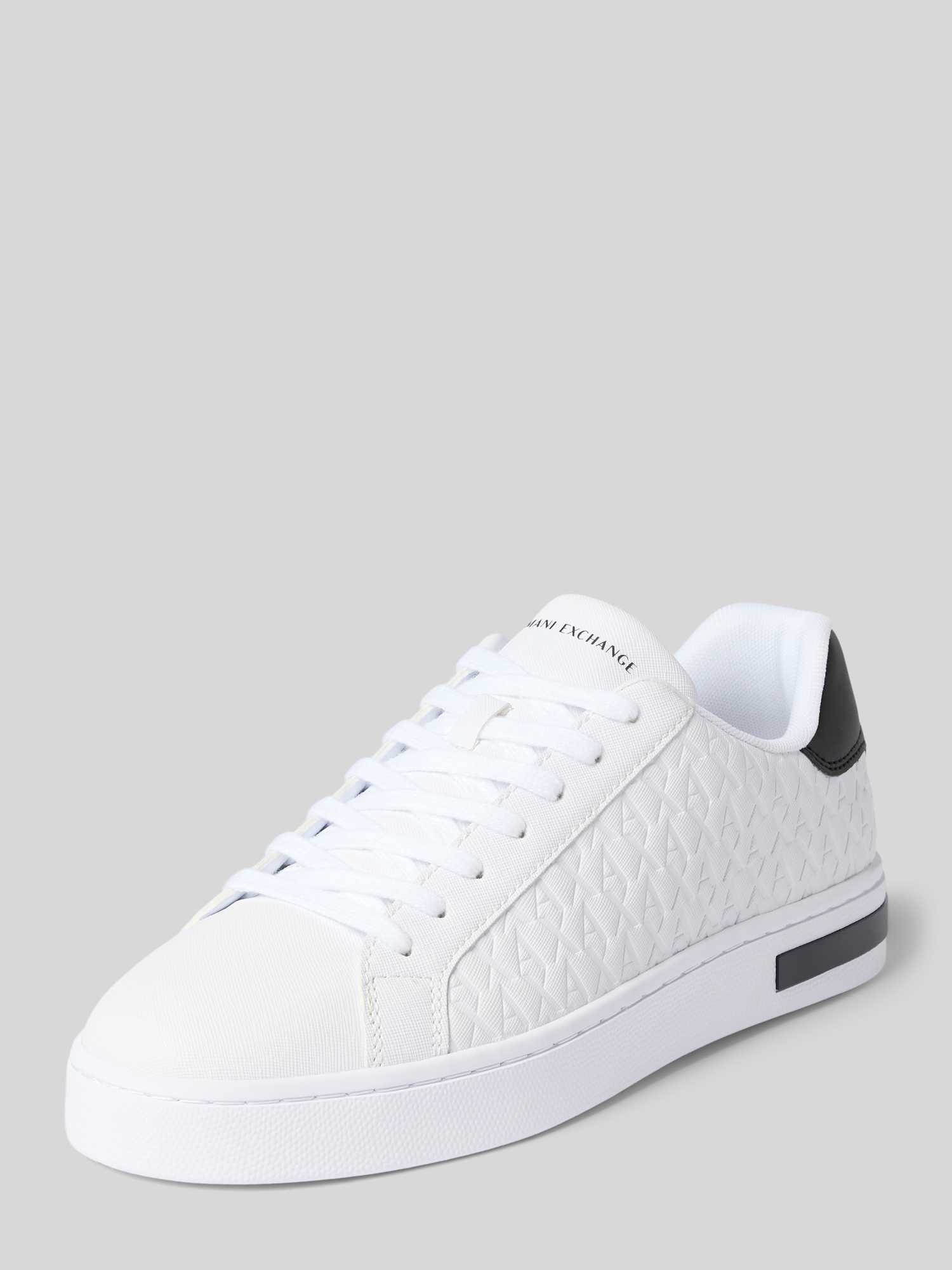 Armani Exchange Heren Sneakers Laag In Wit/Beige Maat 41 