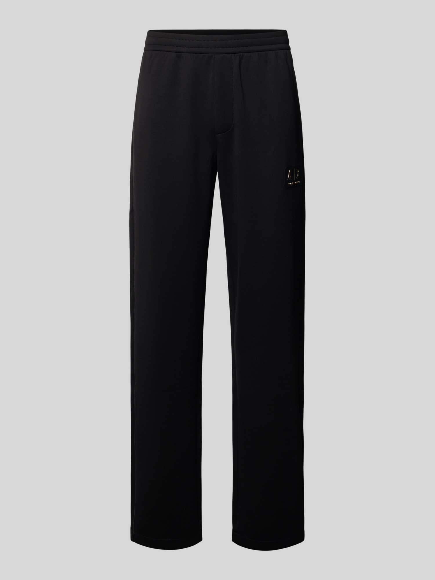 Armani Exchange Heren Sweatpants In Schwarz Maat Medium