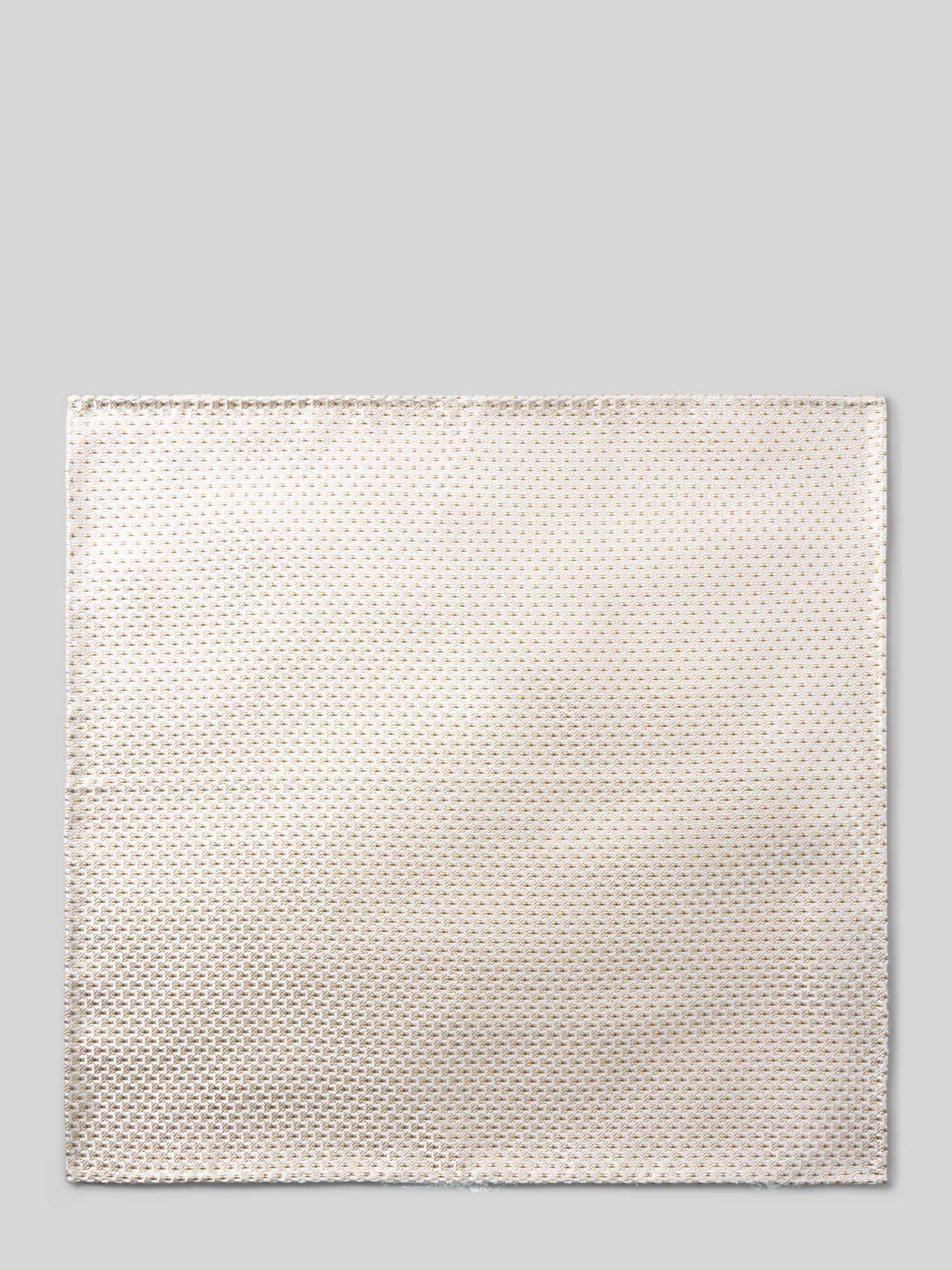 Olymp Einstecktuch für Herren aus reiner Seide in Sand, Größe 1, mit dezentem Webmuster und edlem Satin-Finish für formelle Anlässe - Image 5