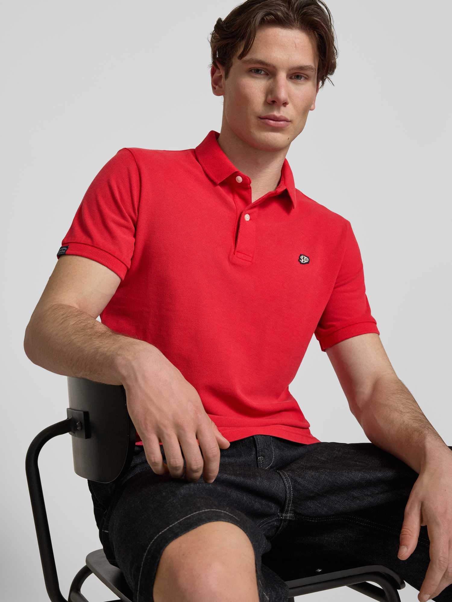 Superdry Rot Polo-Shirt Vintage Destroy - Bild 3