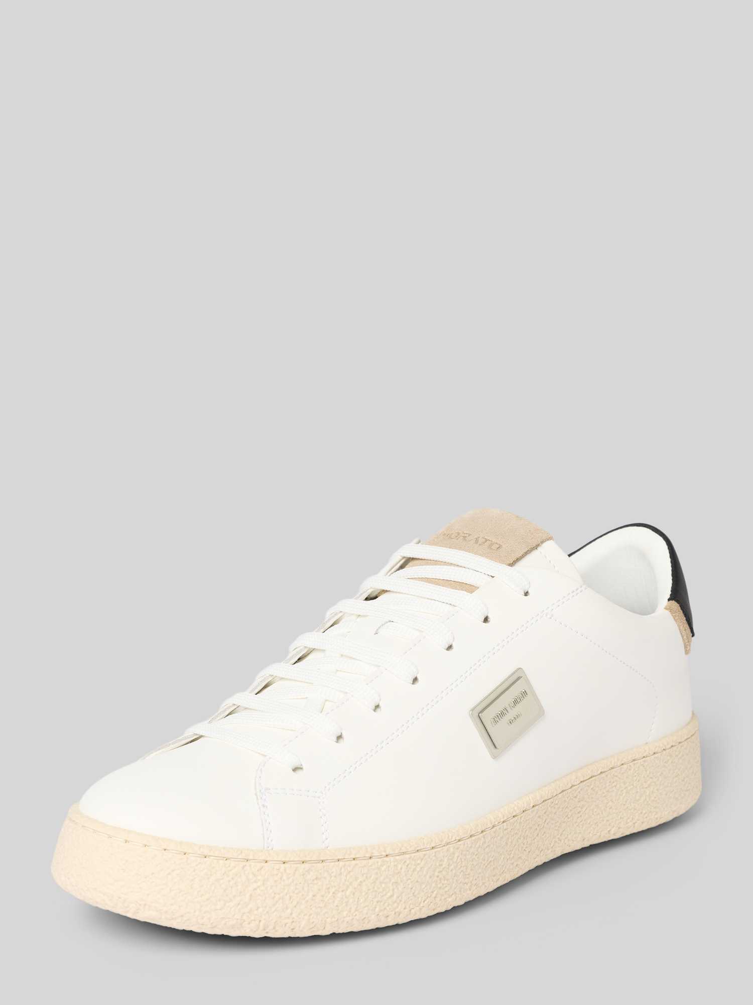 Antony Morato Heren Sneakers Laag In Wit/Beige Maat 43 
