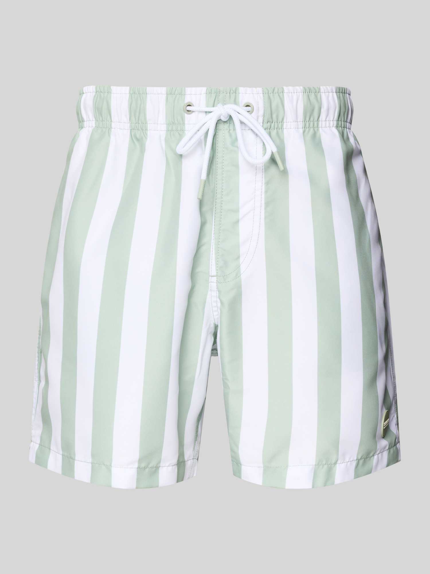 Regular fit zwembroek met labelpatch