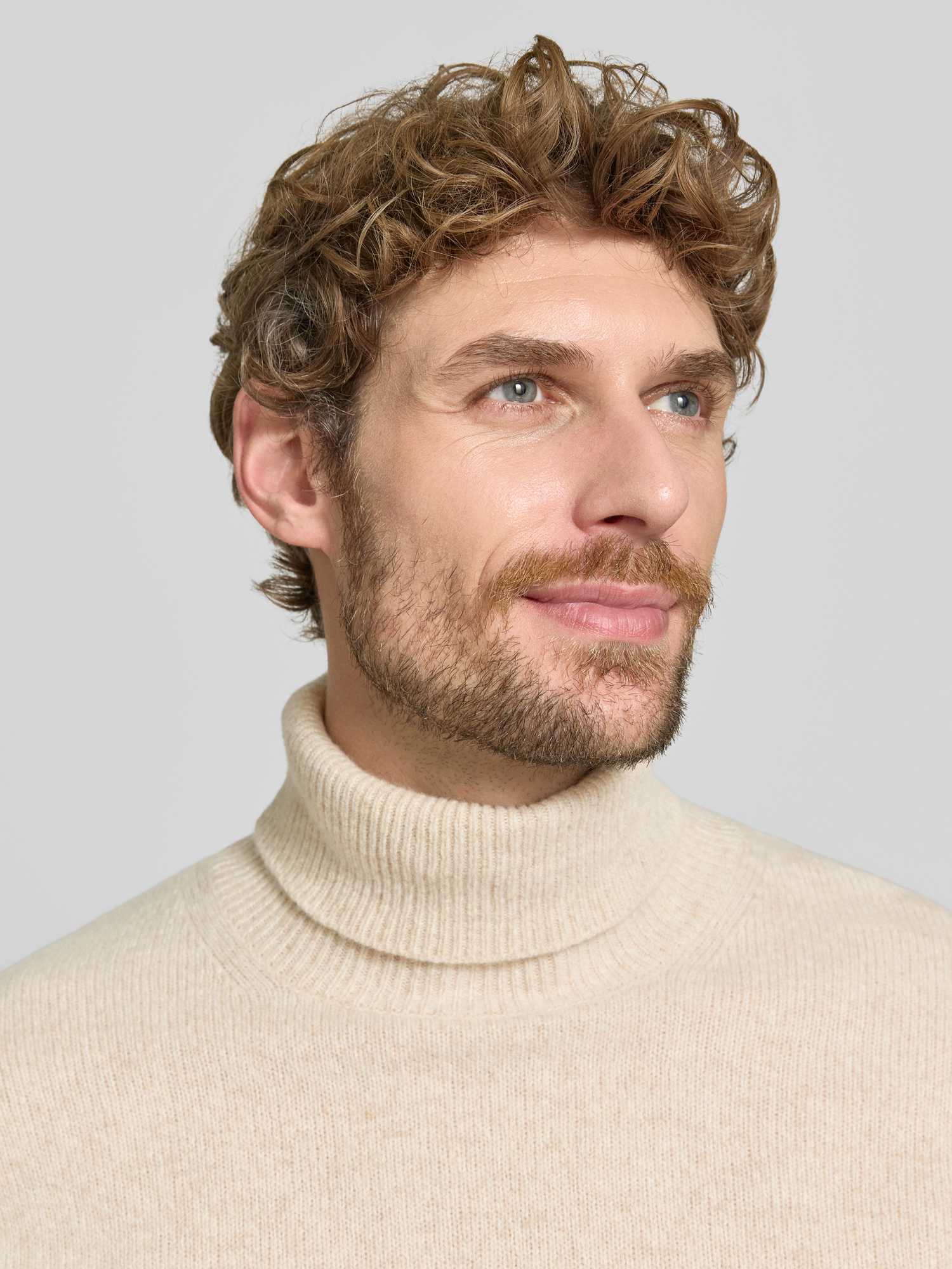Casual Friday Unisex Beige Bounty-Pullover Mit Rollkragen Karl - Bild 6