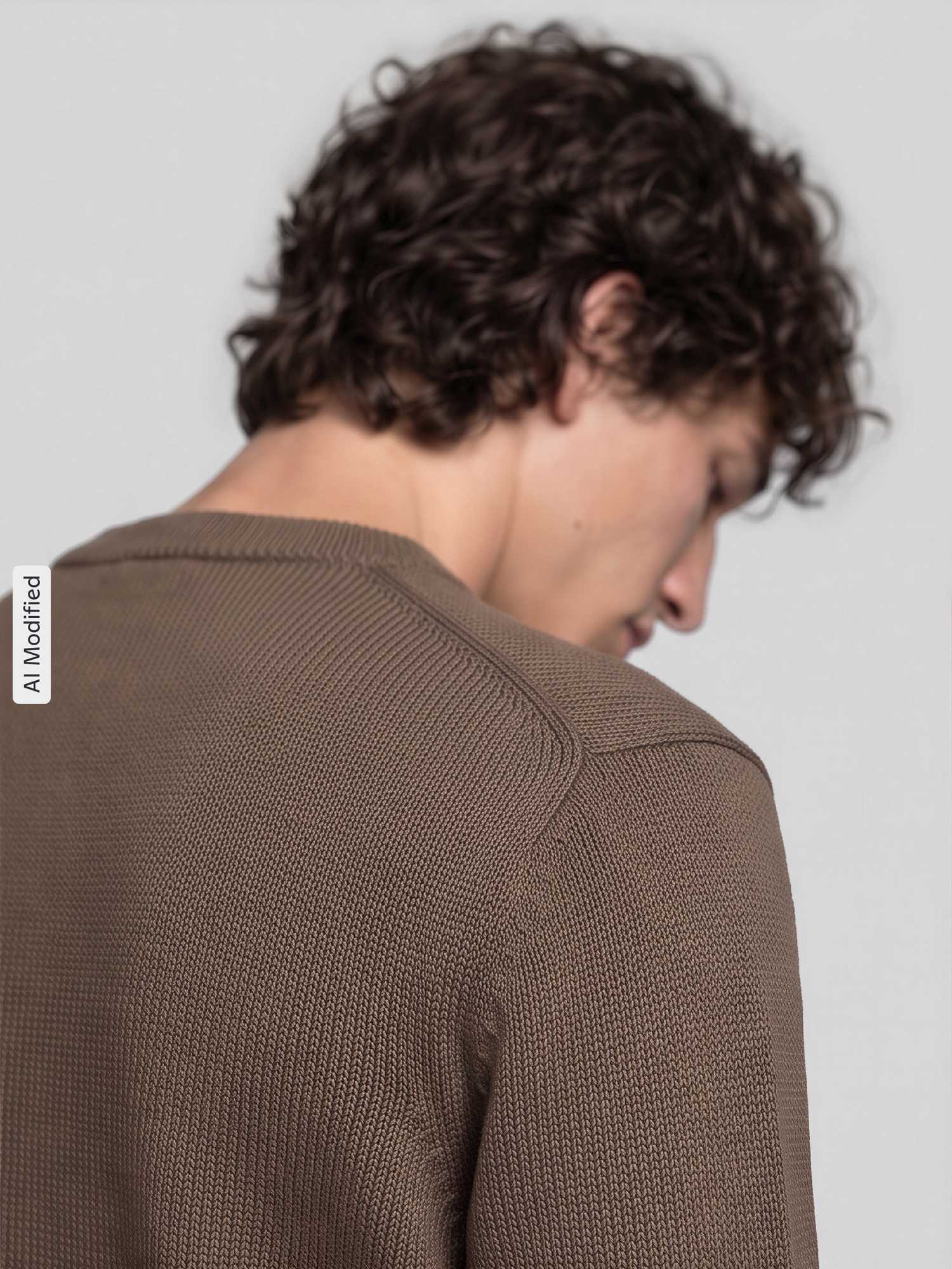 Selected Homme , Herren, Strickwaren, Braun, M - Bild 2