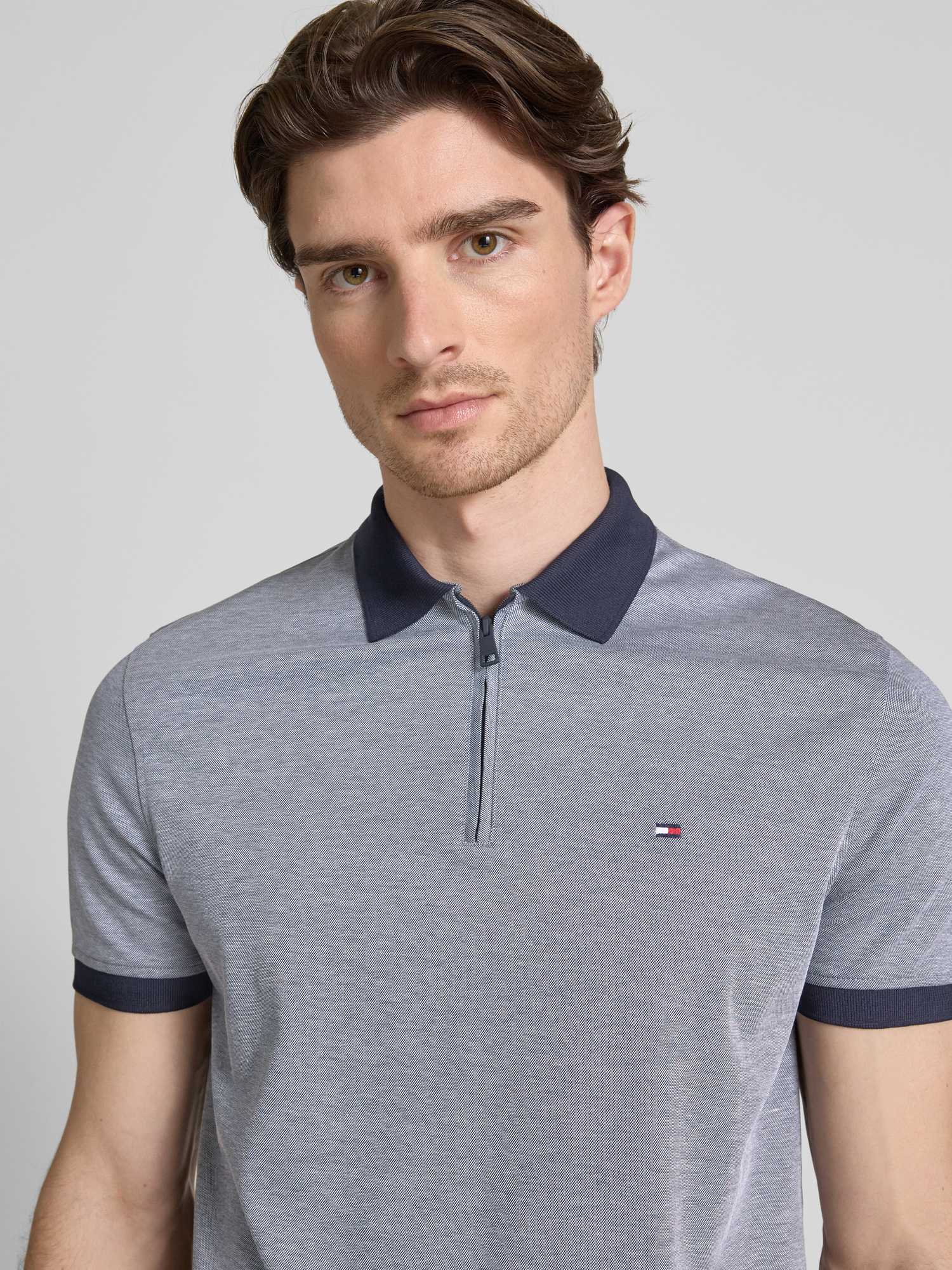 Tommy Hilfiger Herren Blau Poloshirt Regular Fit - Bild 2