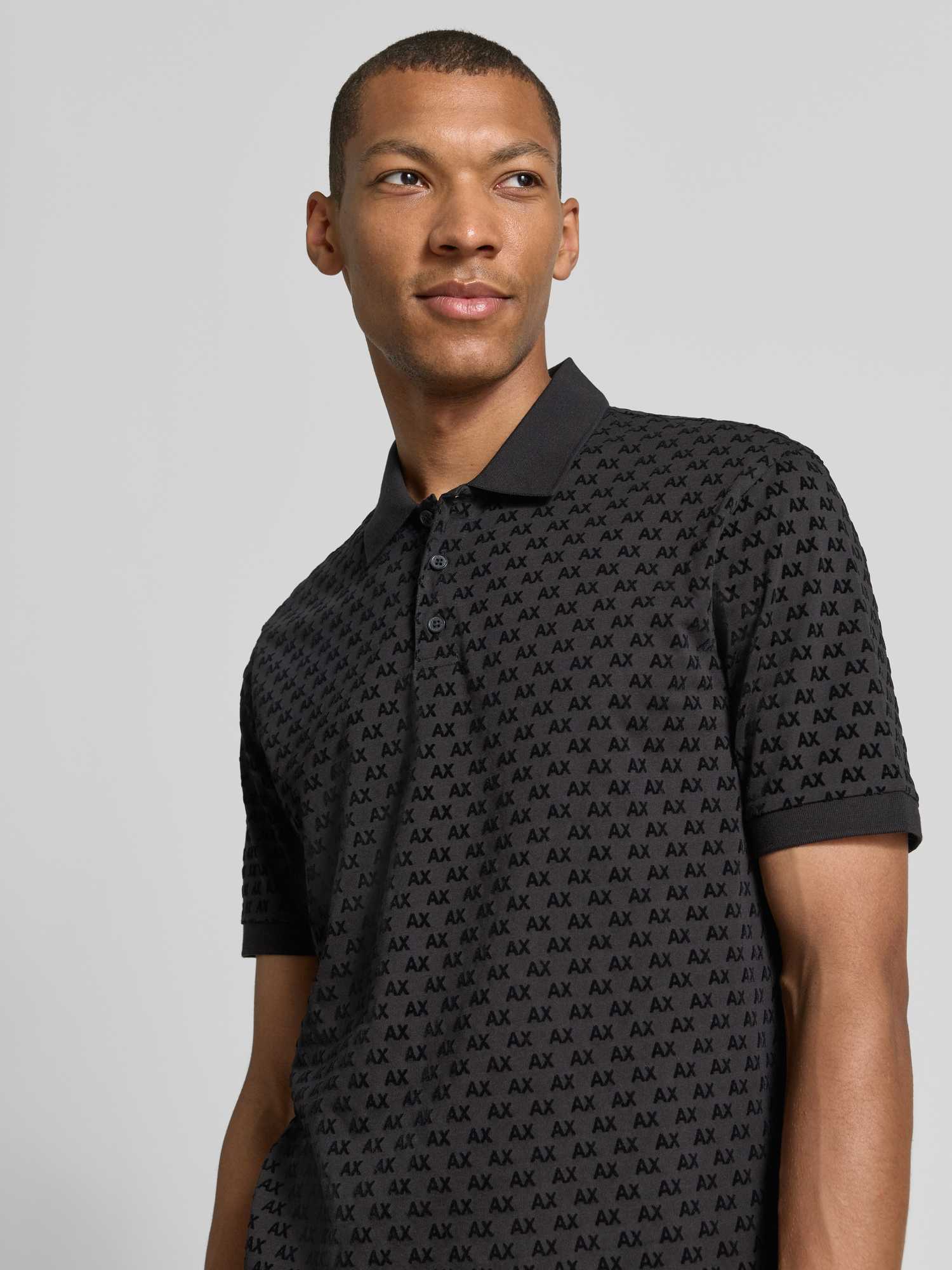 Armani Exchange , Herren, Oberteile, Schwarzk, M - Bild 3