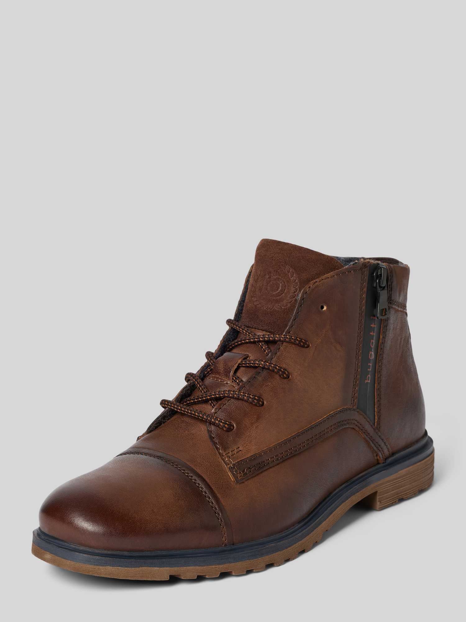 Boots van leer met ritssluiting, model 'Vittore'