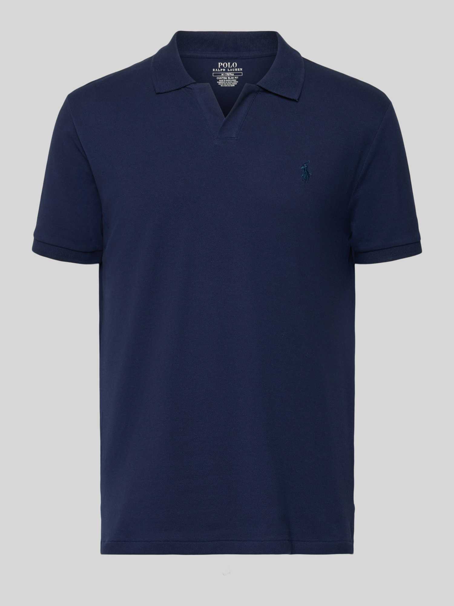 Slim fit Poloshirt van Katoenmix