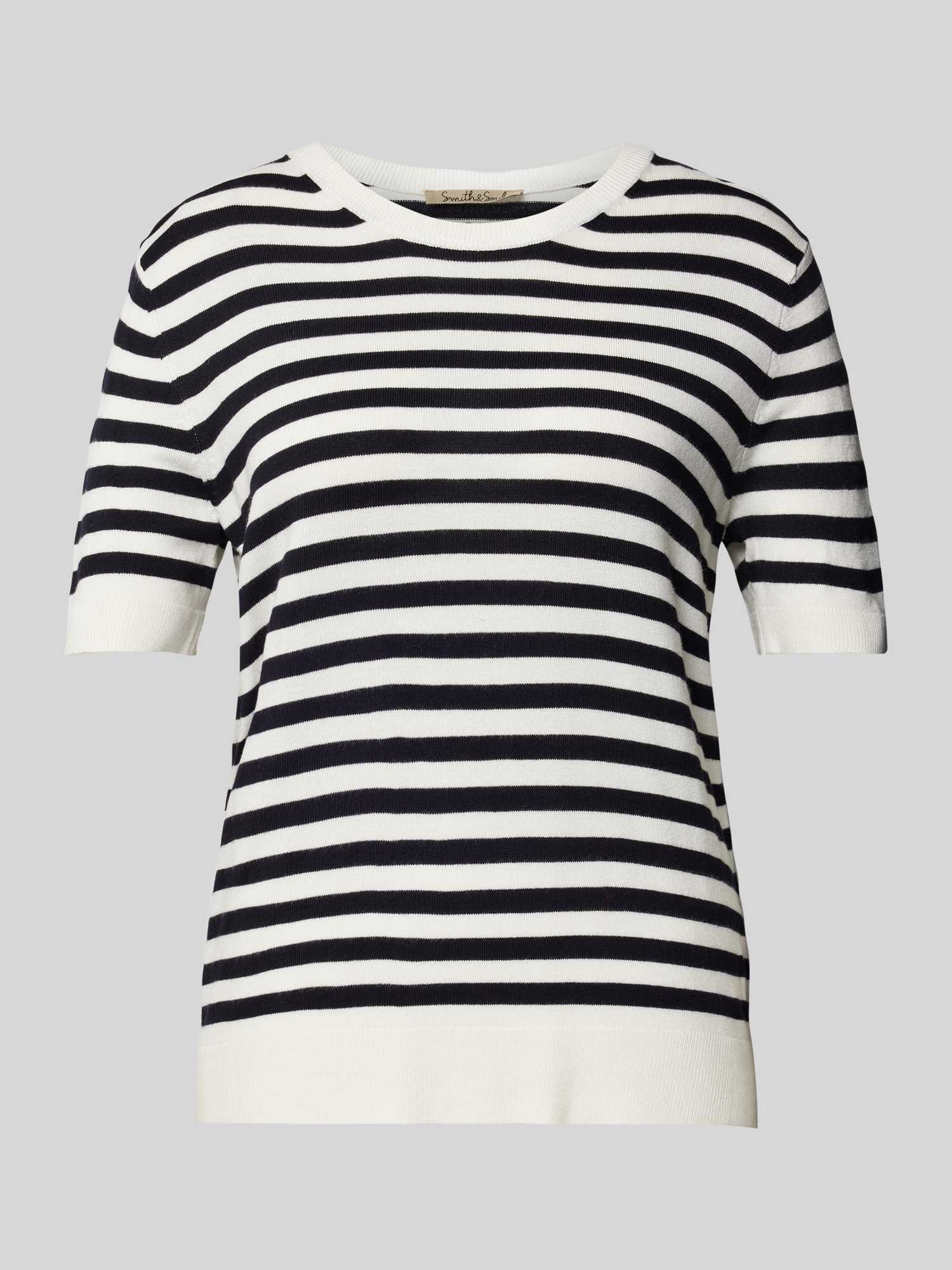 Gebreid shirt met ronde hals