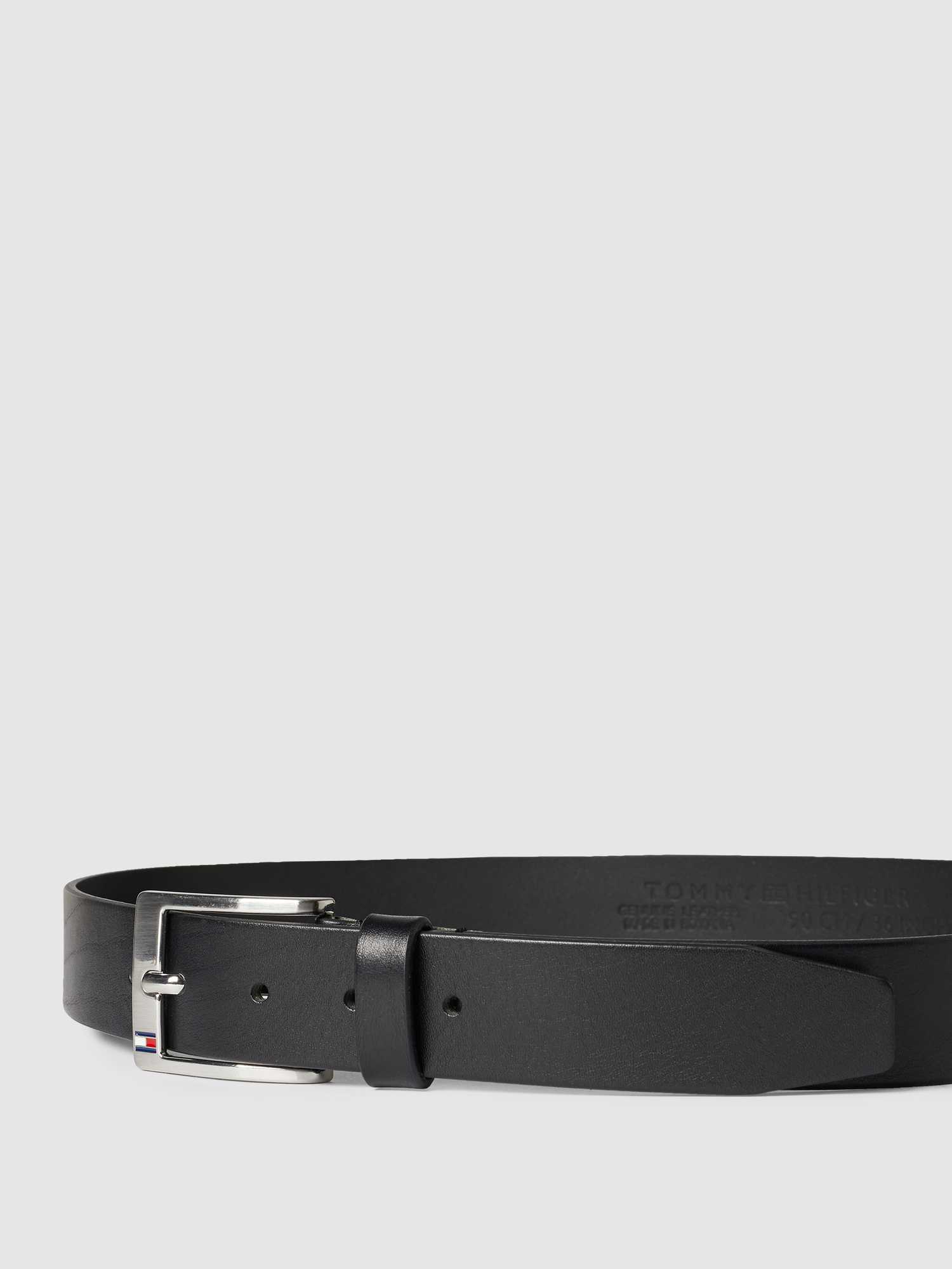 Tommy Hilfiger Herren Ledergürtel Schwarz Größe 85 - Bild 3