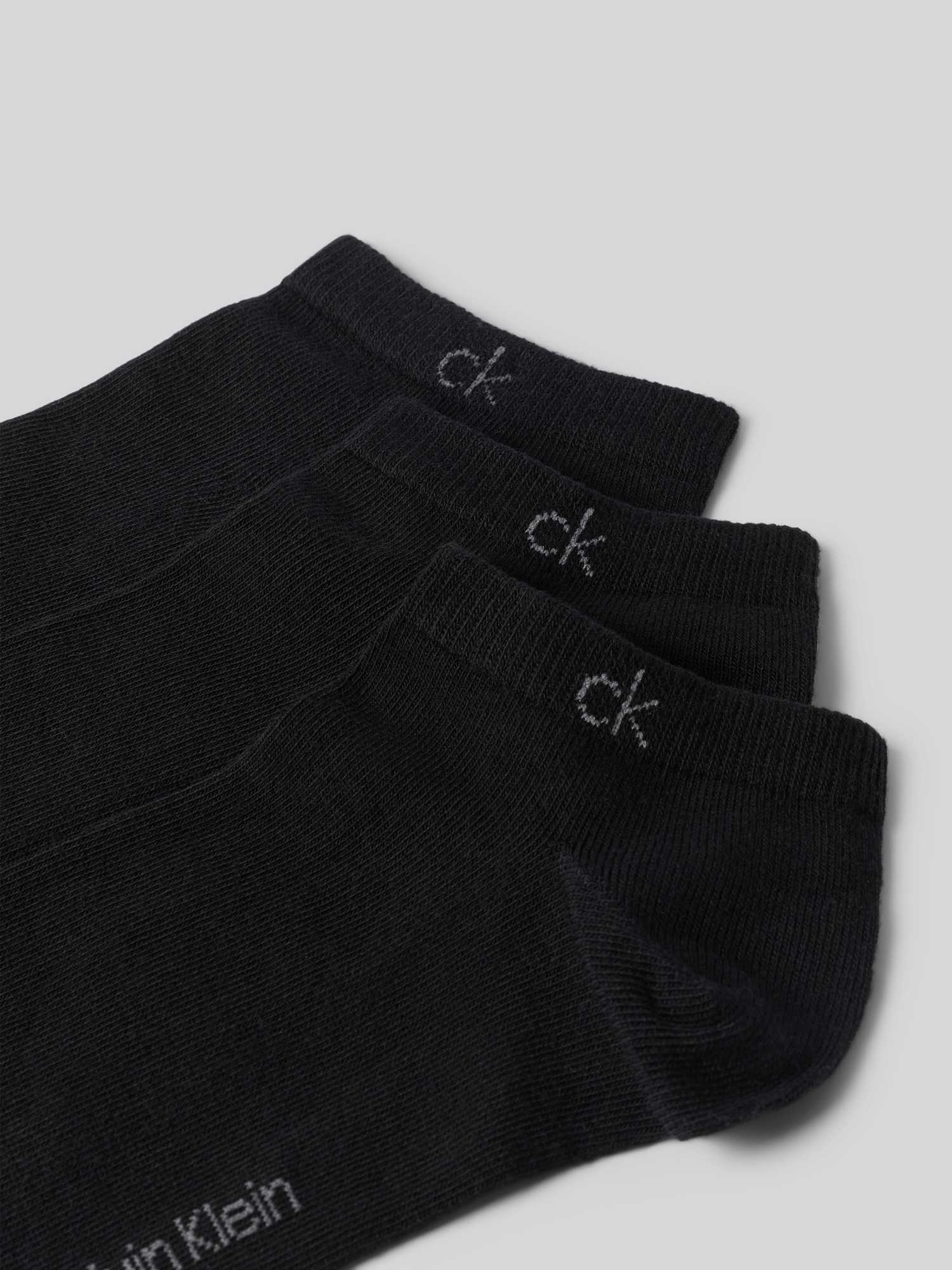 Calvin Klein Herren Schwarz 3P Sneaker Socks For Men Gr 43/46 - Bild 3