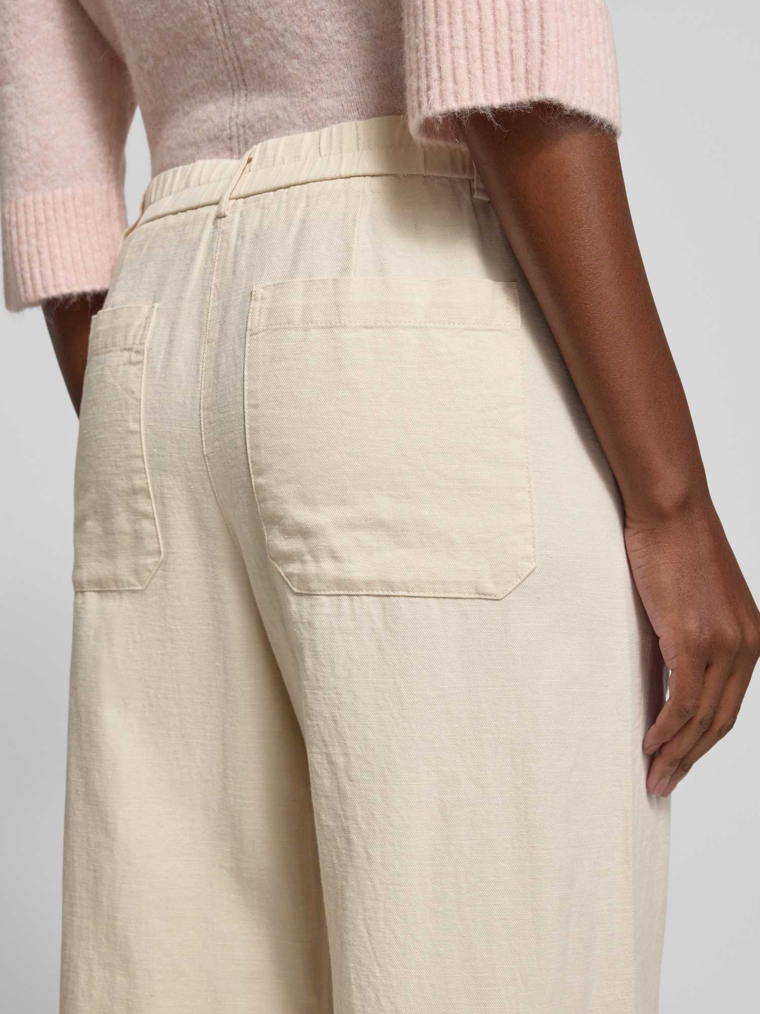 VAN GRAAF Opus Damen Beige Stoffhose Baumwolle Größe 42 - Bild 2
