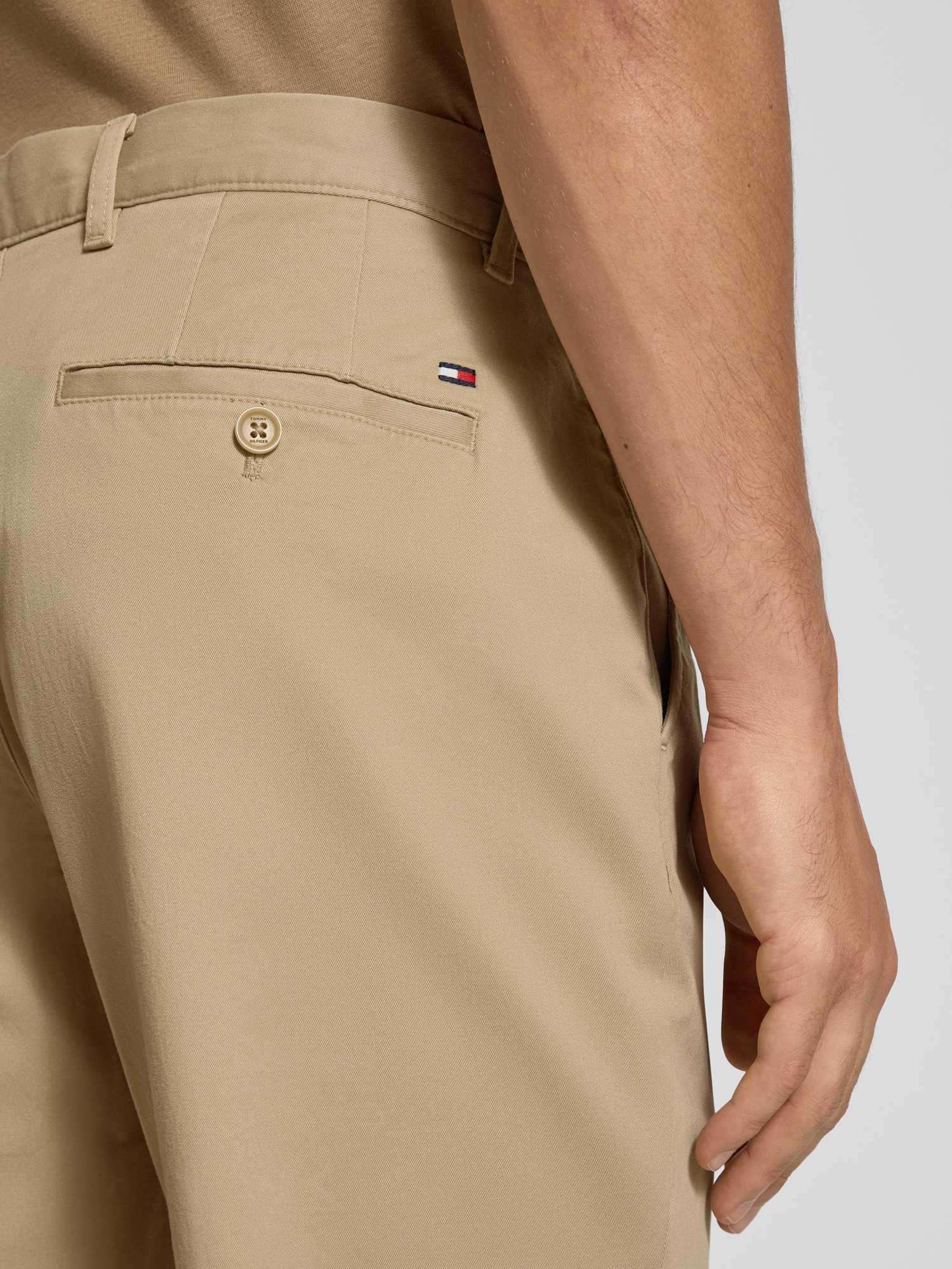 Tommy Hilfiger Herren Chino Hose Regular Fit Beige Größe 36/36 - Bild 4