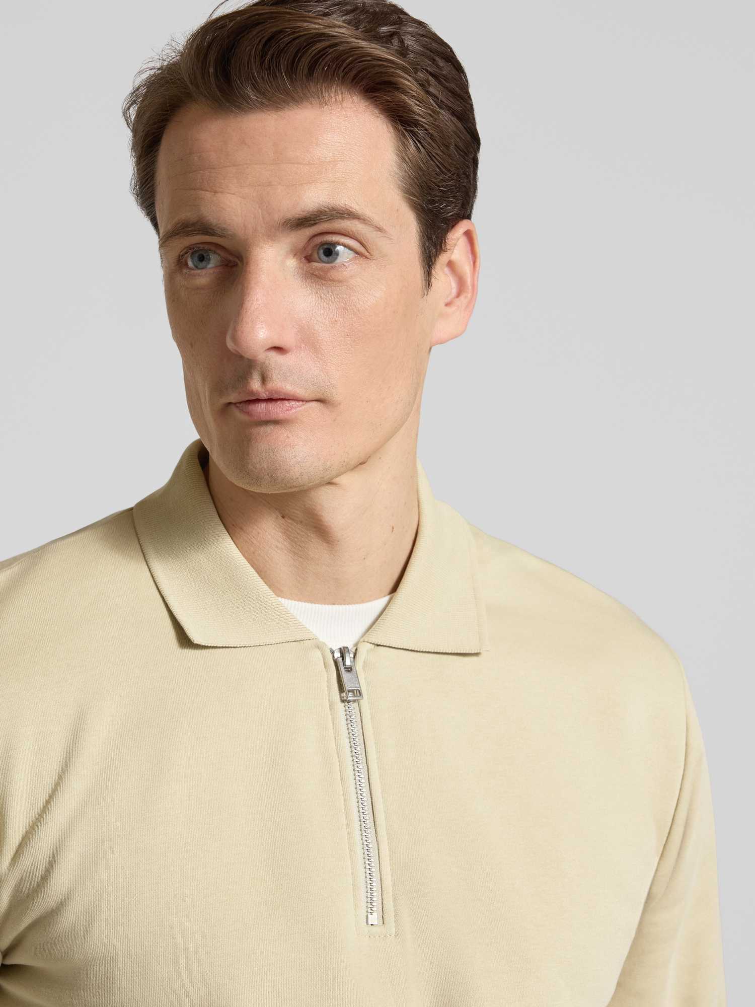 Lindbergh Herren Poloshirt - Sand - L - Bild 2