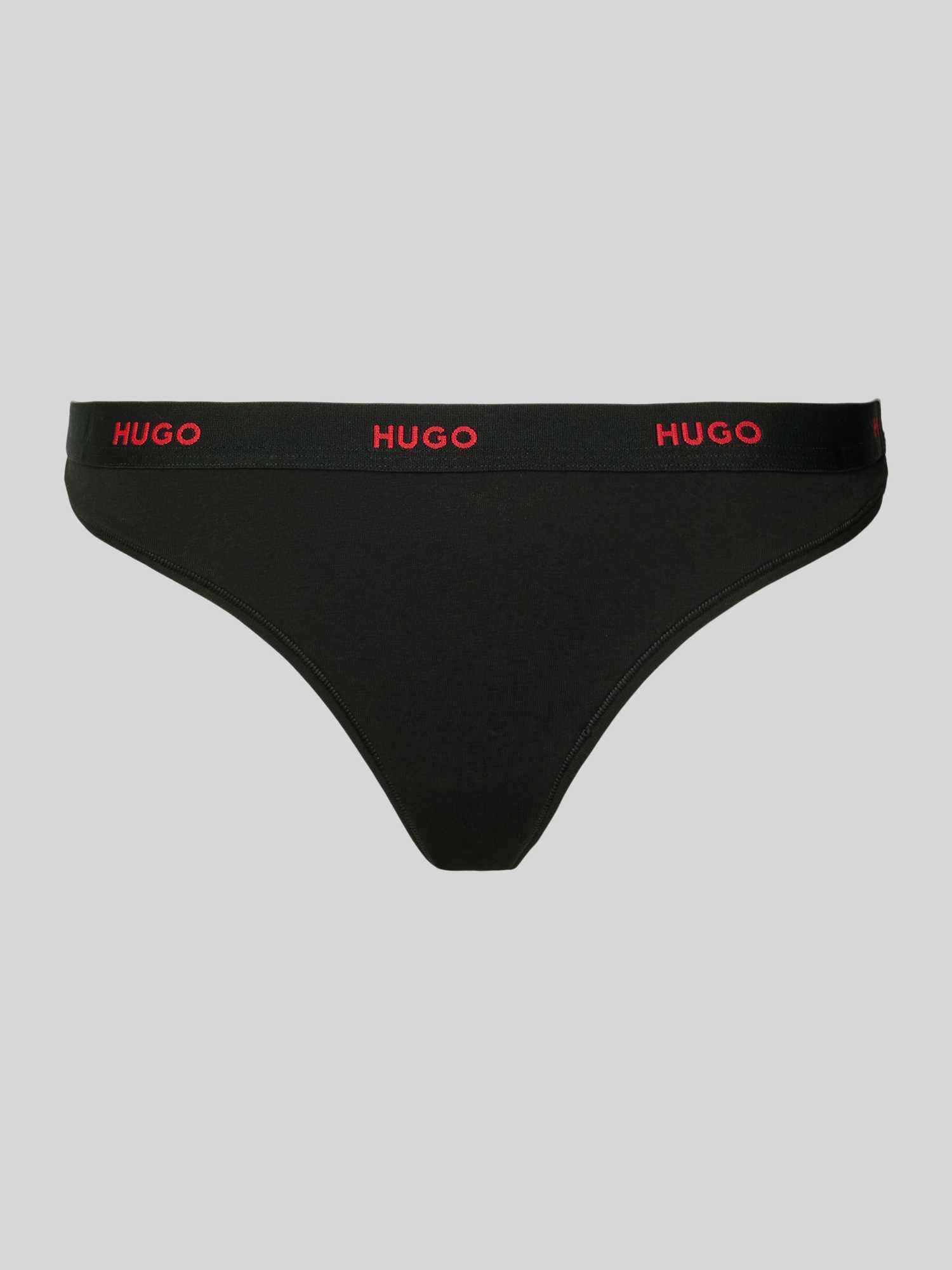 Hugo Dames Strings In Schwarz Maat Large