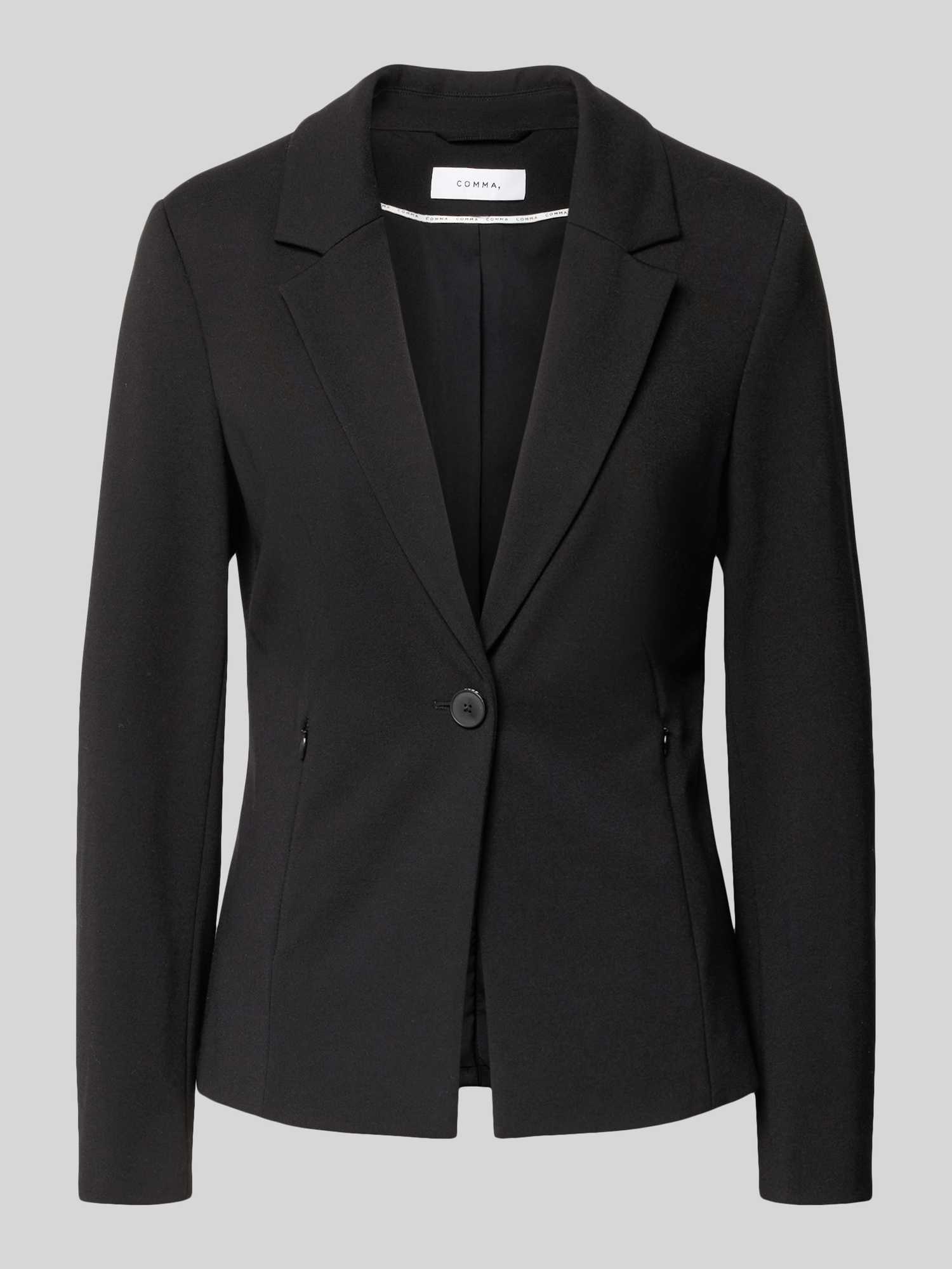 Comma Dames Korte Blazers In Schwarz Maat 36 