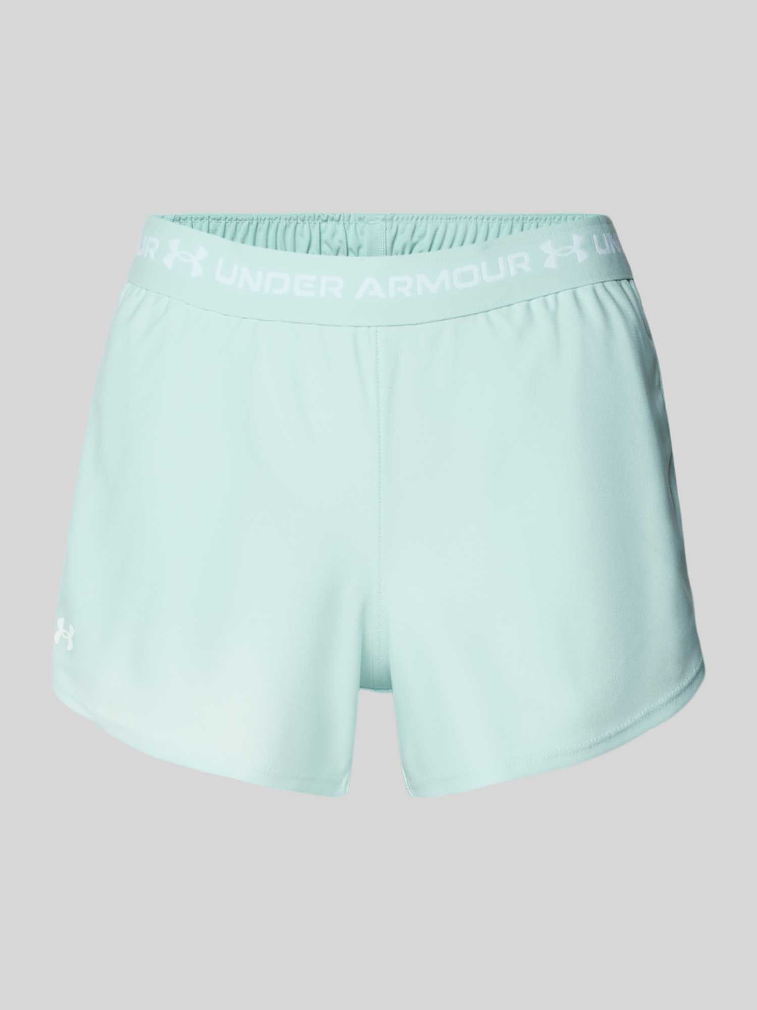 Short met elastische band en logo