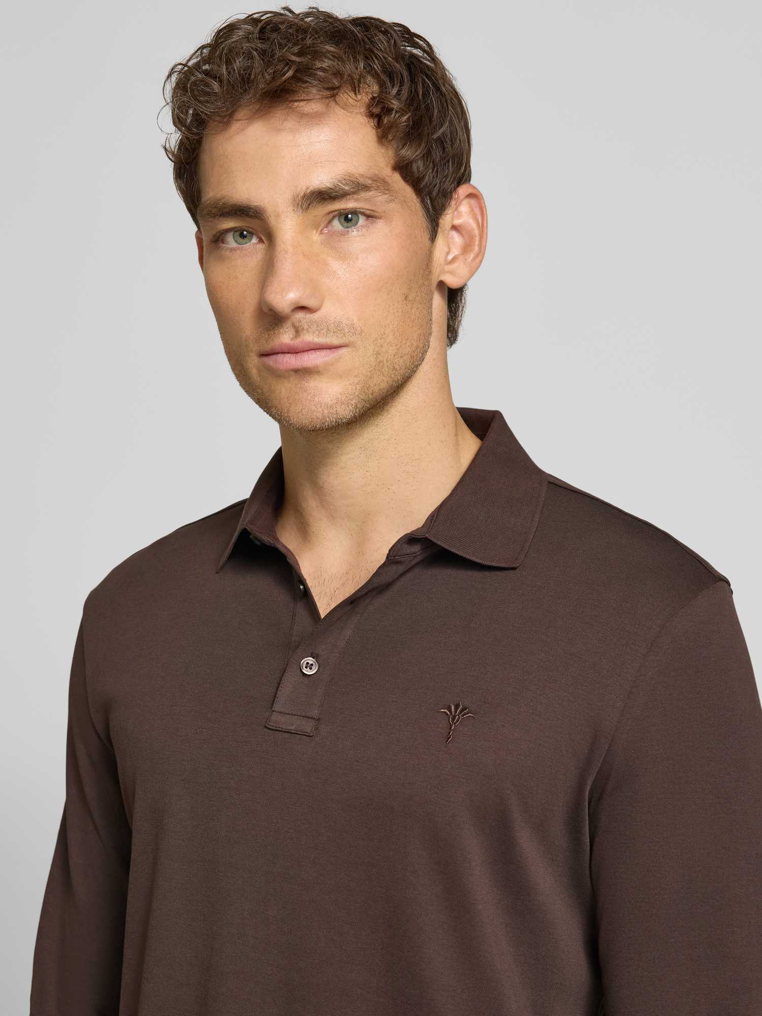 Joop! Braun Langarmshirt Perolo Mit Polokragen L - Bild 3