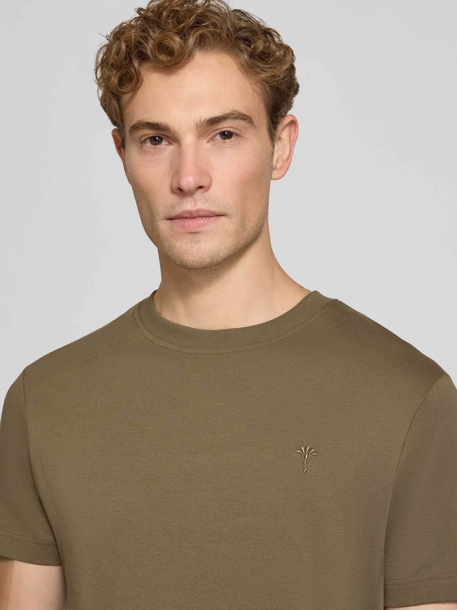 Joop! Herren Dunkelgrün T-Shirt Joop "T-Shirt Priamo 1Er Pack", Gr. L, Grün (Dunkelgrün), Obermaterial: 100% Baumwolle Co., Shirts T-Shirt - Bild 2