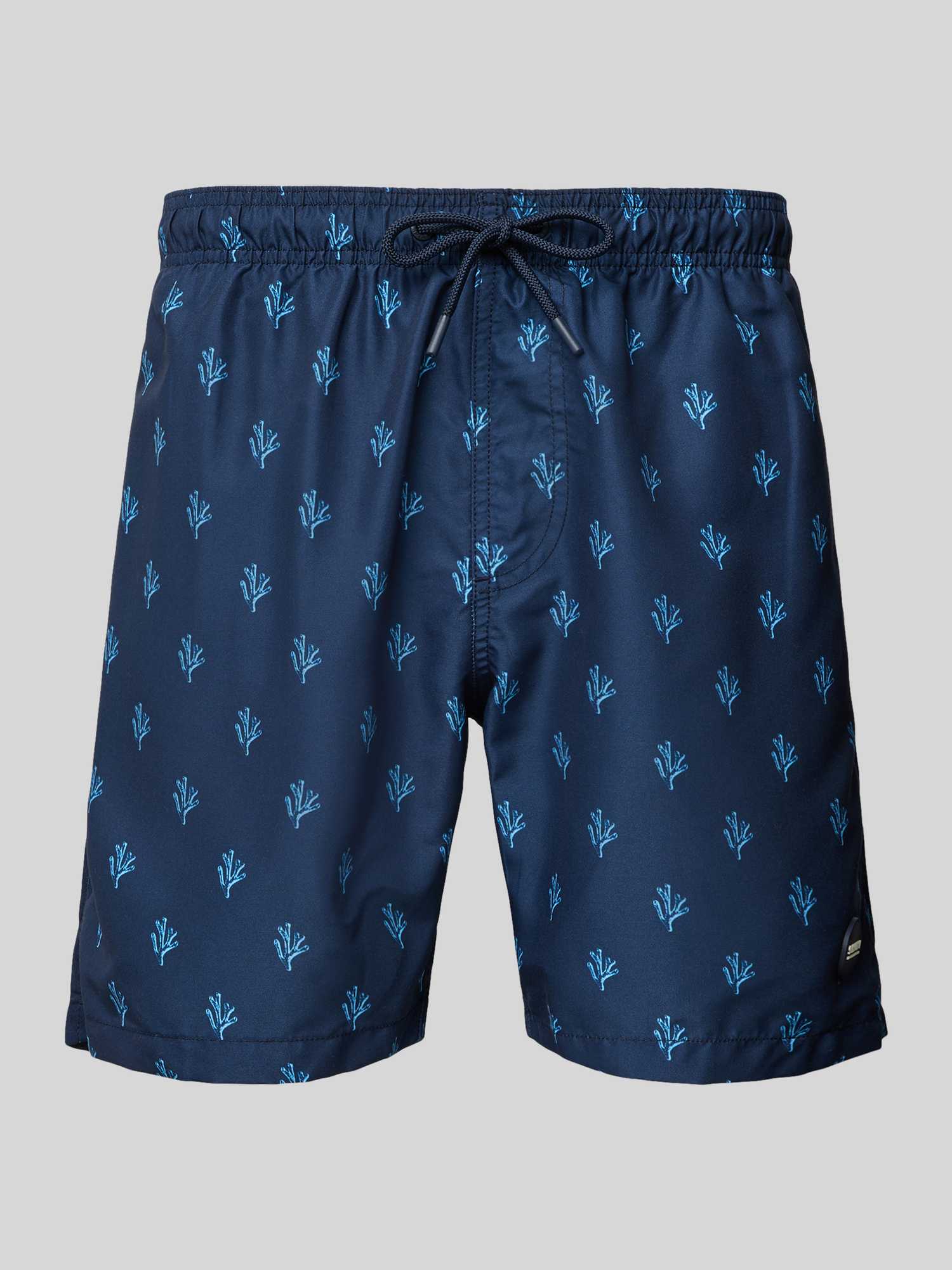 Regular fit zwembroek met labelpatch, model ‘Mike’