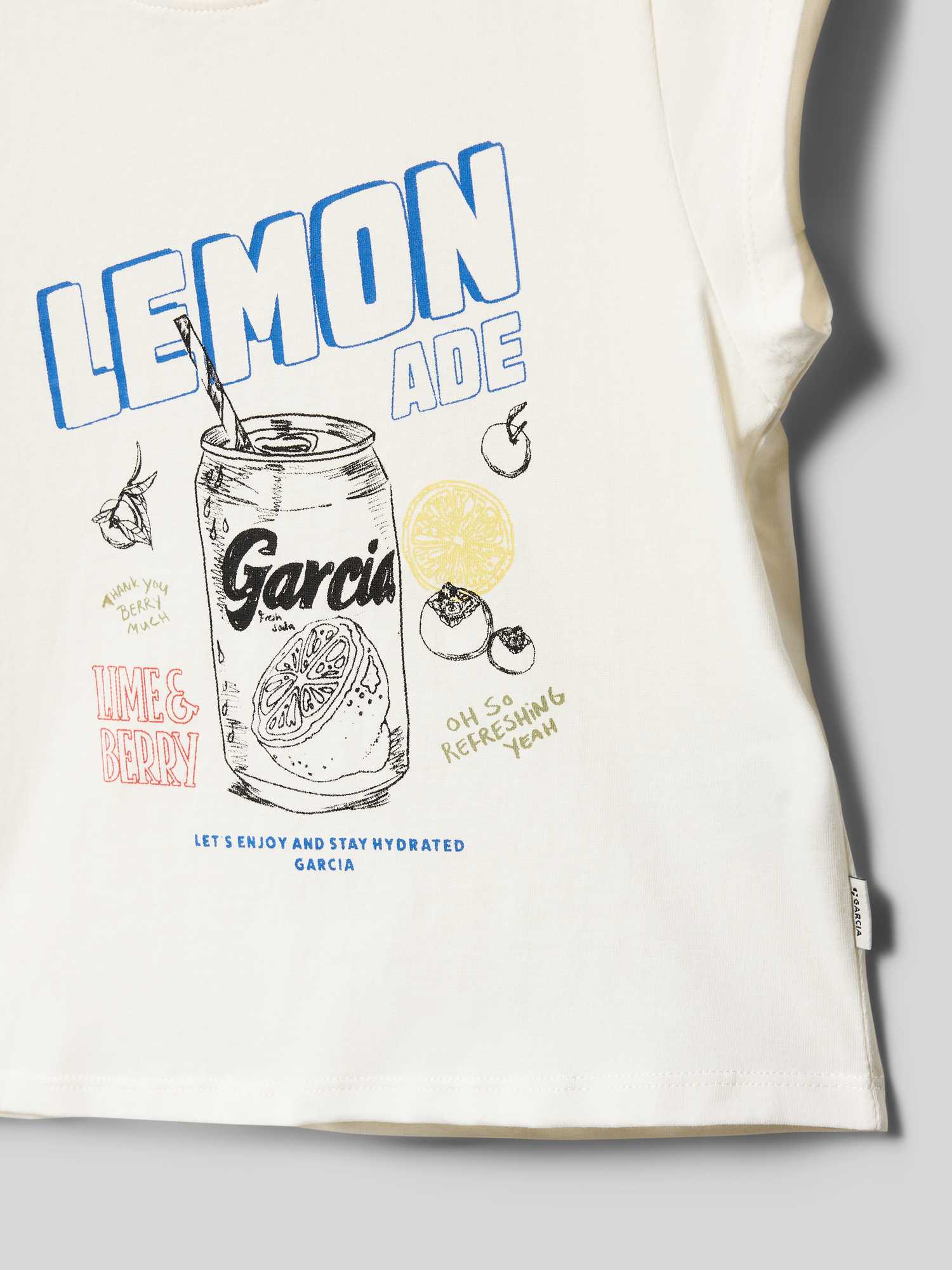 Garcia Damen Blanc T-Shirt Regular Fit - Bild 2