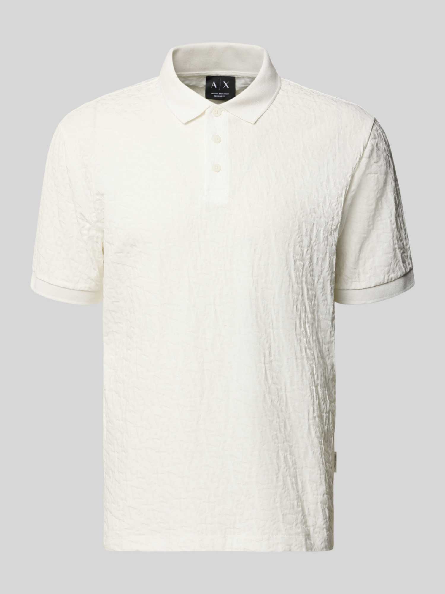 Armani Exchange Heren Poloshirts In Wit/Beige Maat Grote Maat XXL 