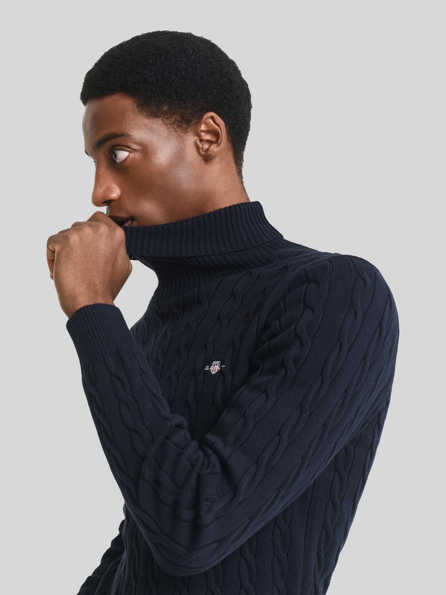 Gant Herren Marine Pullover, Blau, Gr. Übergröße Xxxl - Bild 2