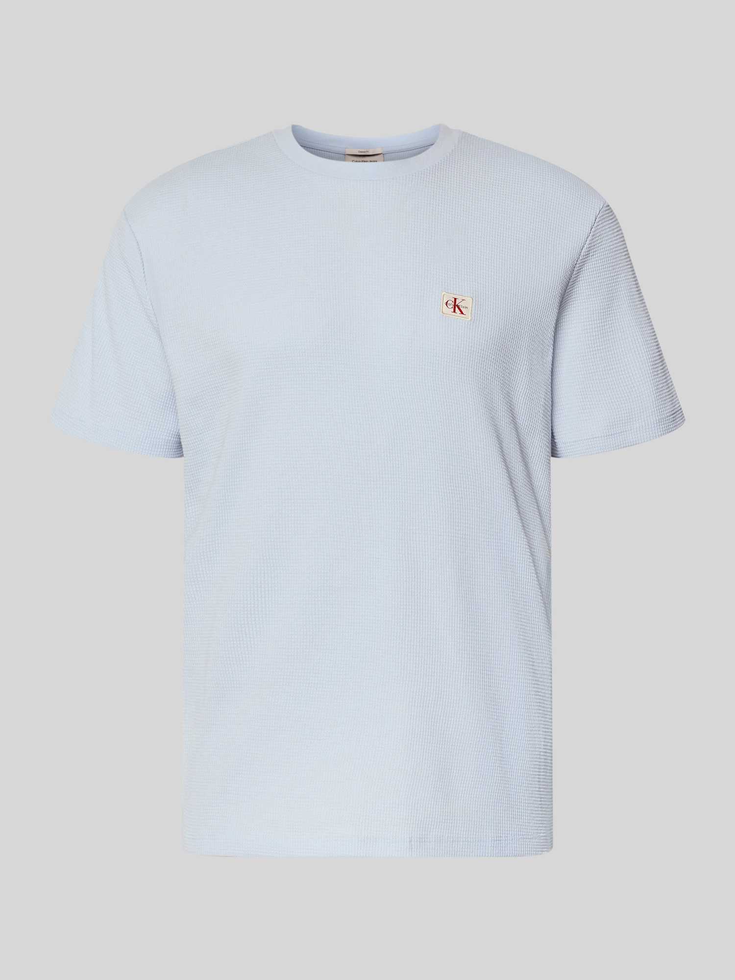 Regular Fit T-shirt met logo-patch