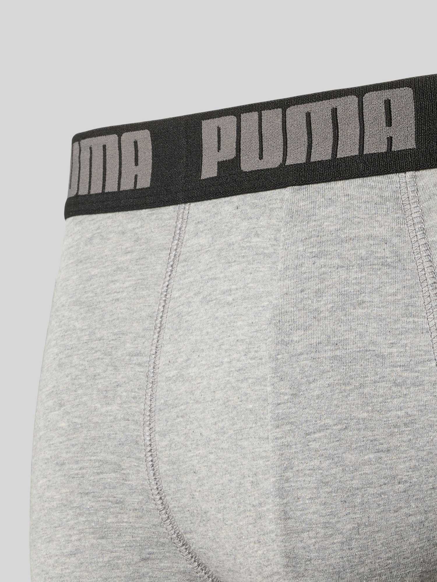Puma, Herren, Unterhosen, Men Everyday Basic Boxer 2p, Schwarz, Grau, (2er Pack, XL) - Bild 3