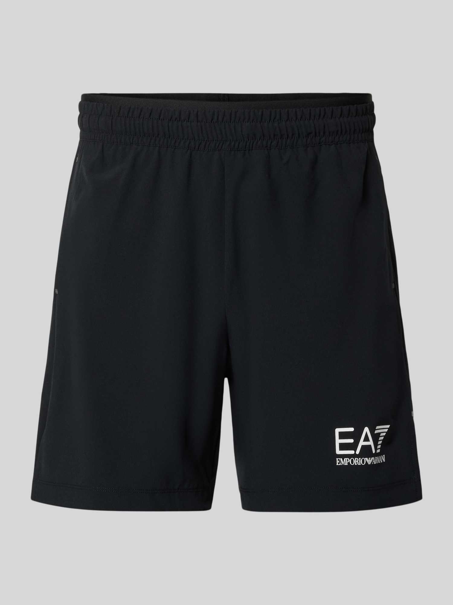 Short met logo en elastische band
