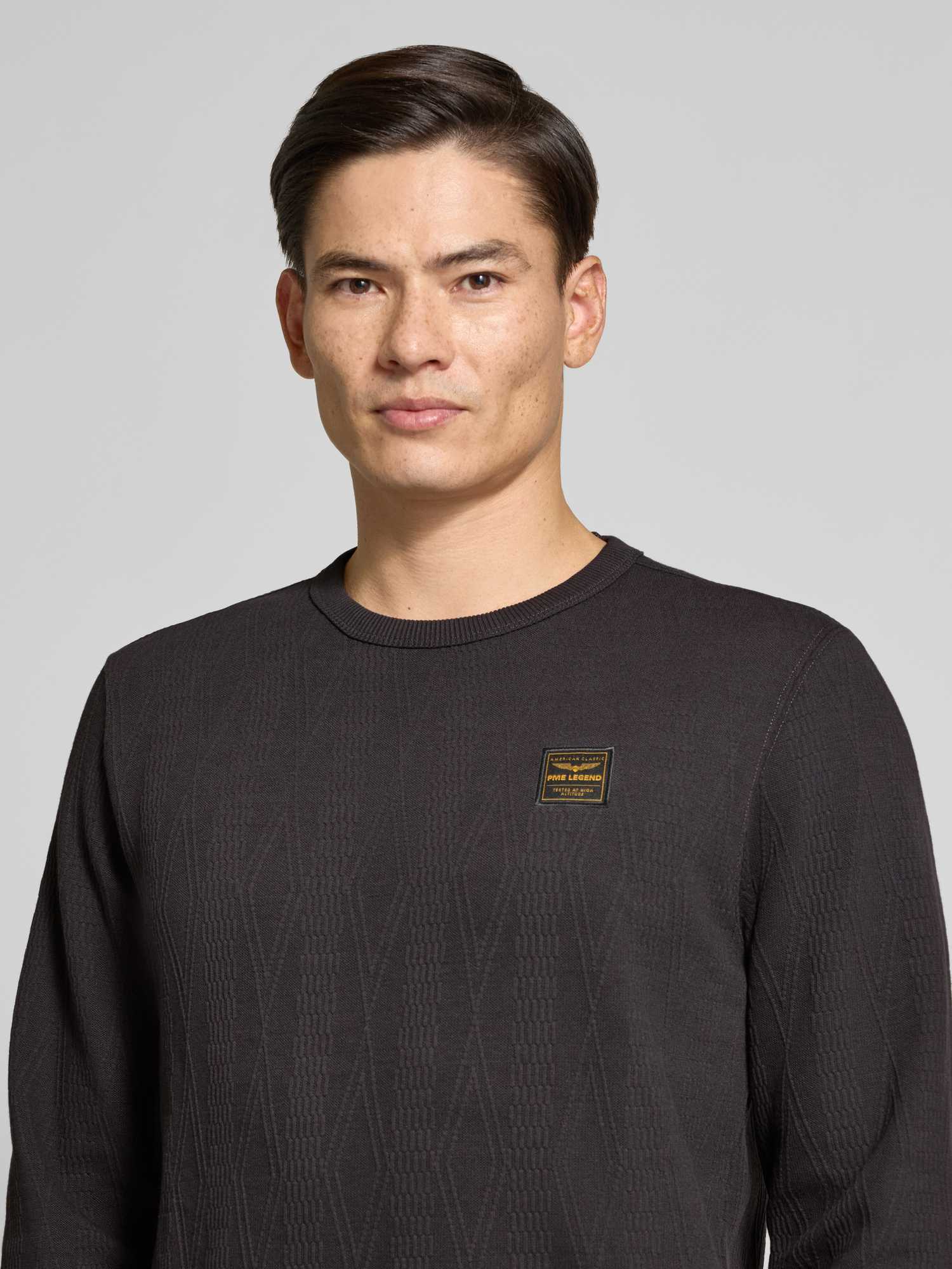 Pme Legend Herren Anthrazit Pullover, Grau, Gr. Übergröße Xxl - Bild 5