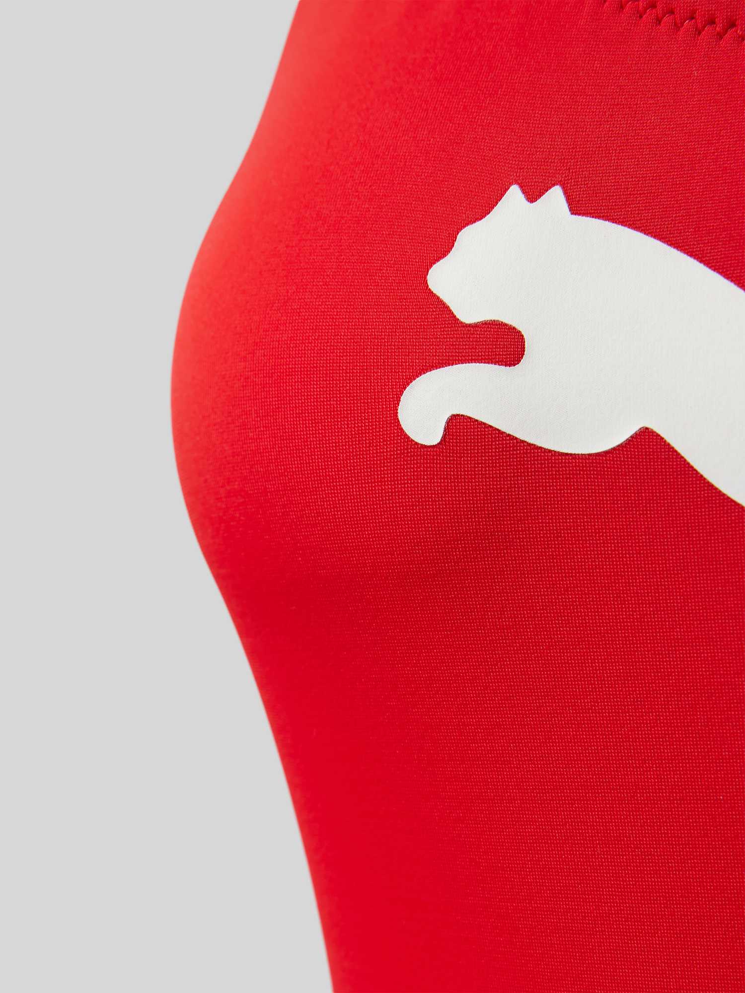 Puma Damen Rosso Badeanzug "Puma Swim Women Swimsuit", Gr. M, N-Gr, Rot, Elasthan, Polyester, Unifarben, Badeanzüge Badeanzug, Mit Logoprint Vorn - Bild 4
