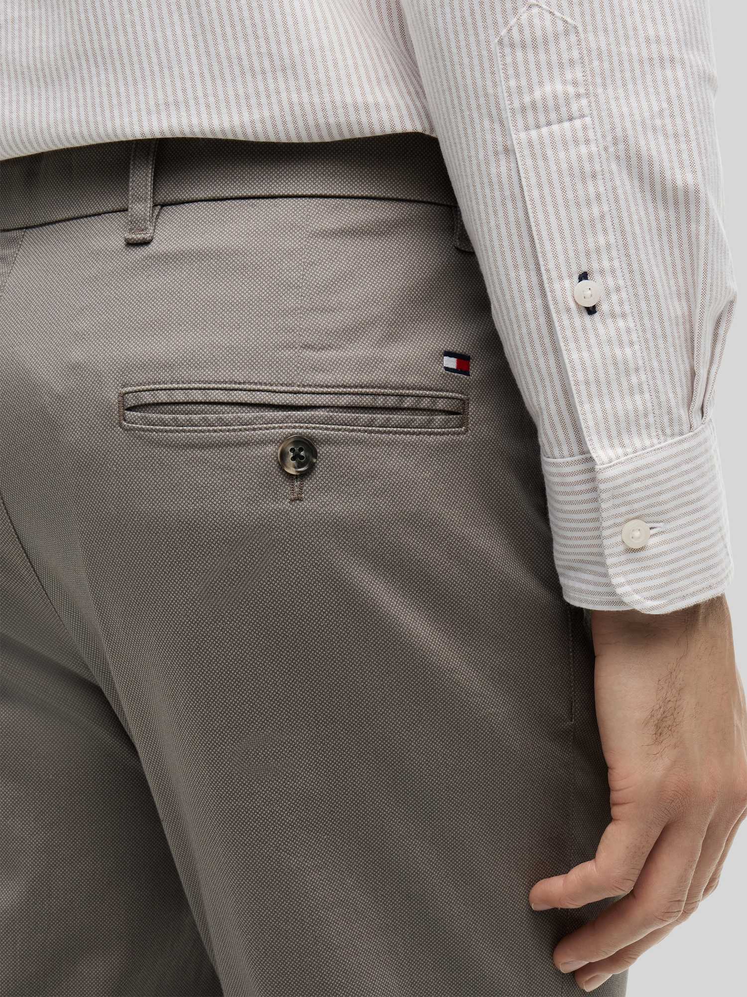 Tommy Hilfiger - Herren - Chino Bleecker - Slim Fit - 32/32 - Hellgrau - Bild 4