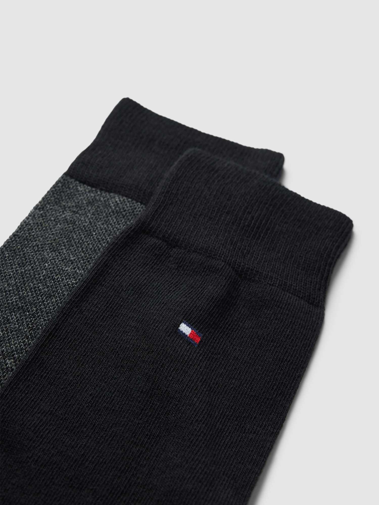 VAN GRAAF Tommy Hilfiger Herren Schwarz Socken Im 2Er-Pack Baumwolle Größe 39-42 - Bild 5