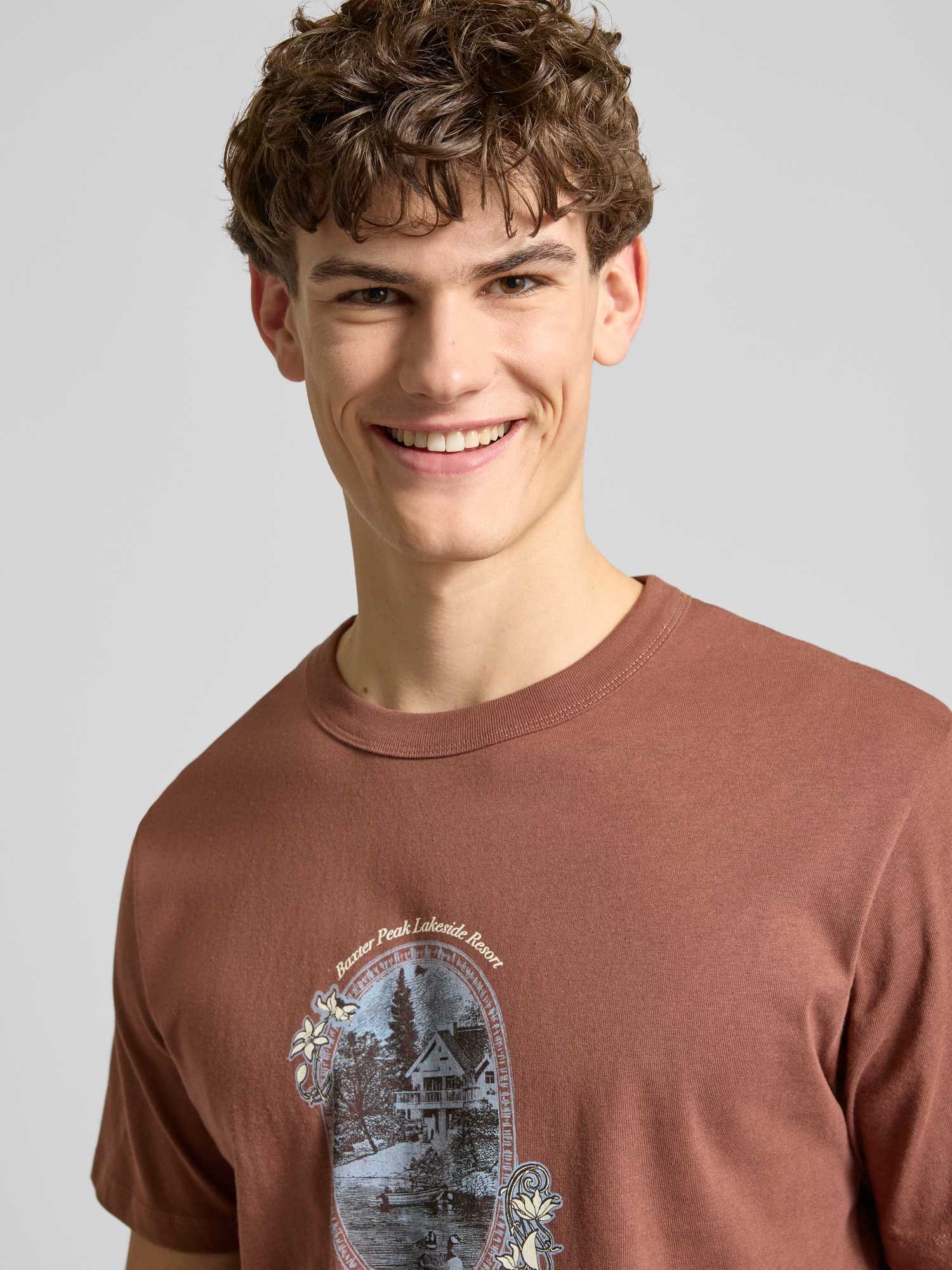JACK & JONES Herren Jorniagara Graphic Front Tee Ss Cn - Bild 3