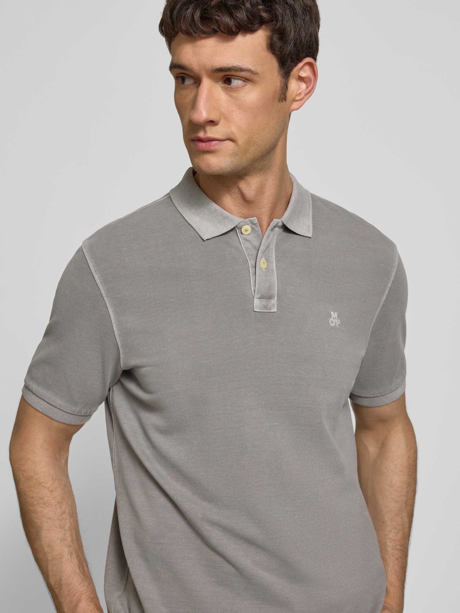 Marc O'polo Herren Silber Poloshirt Kurzarm, Gr. Xl - Bild 5